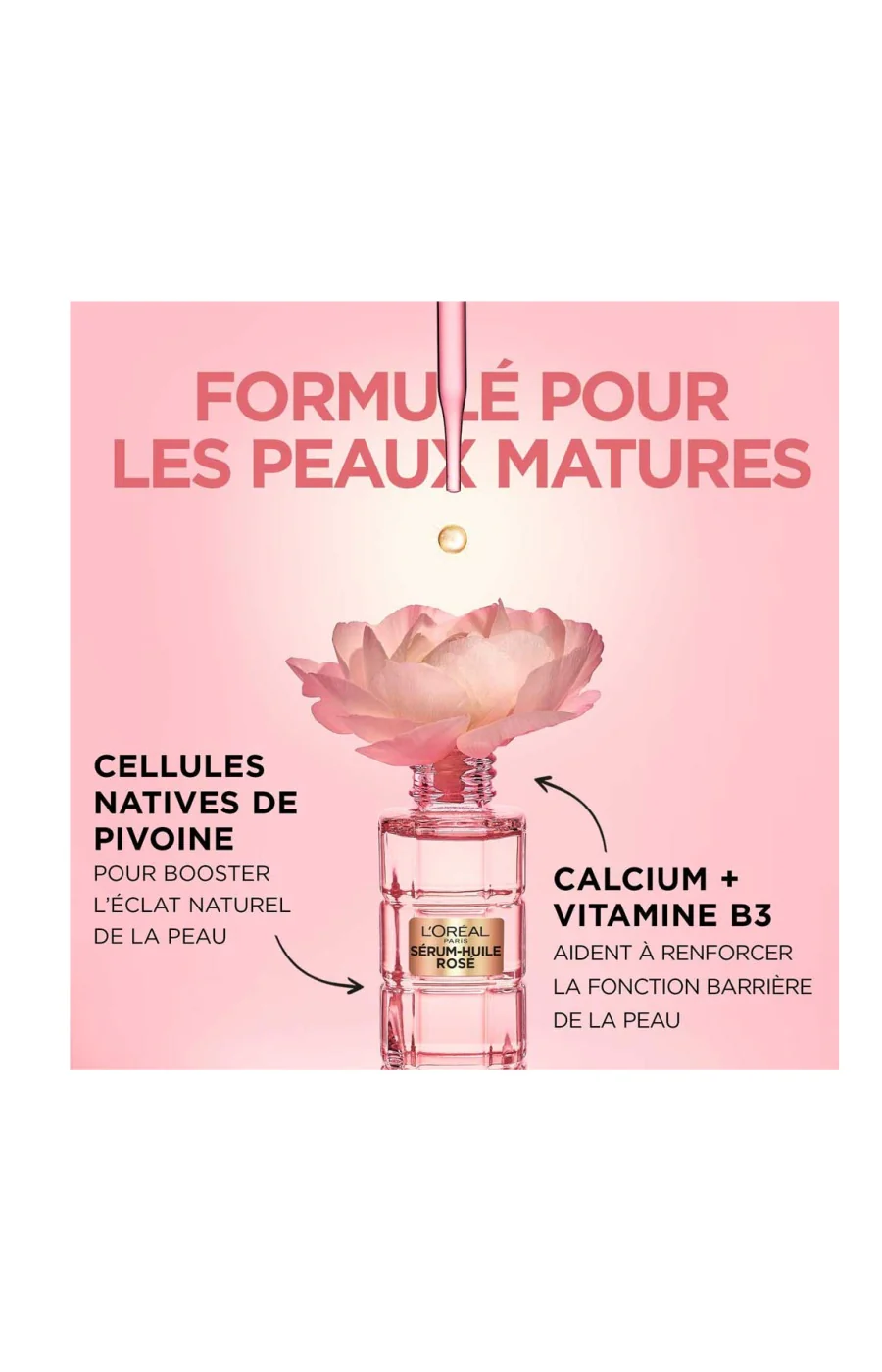 Sérum-huile anti-âge hydratant - Age Perfect - Peaux matures - Image 2