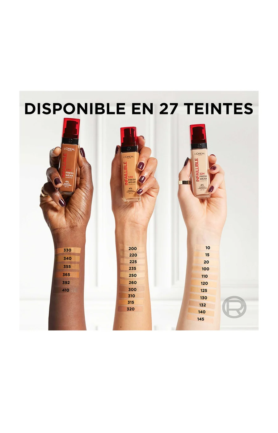 Fond de teint fluide SPF 25 - Infaillible 32h - Vitamine C - Image 3