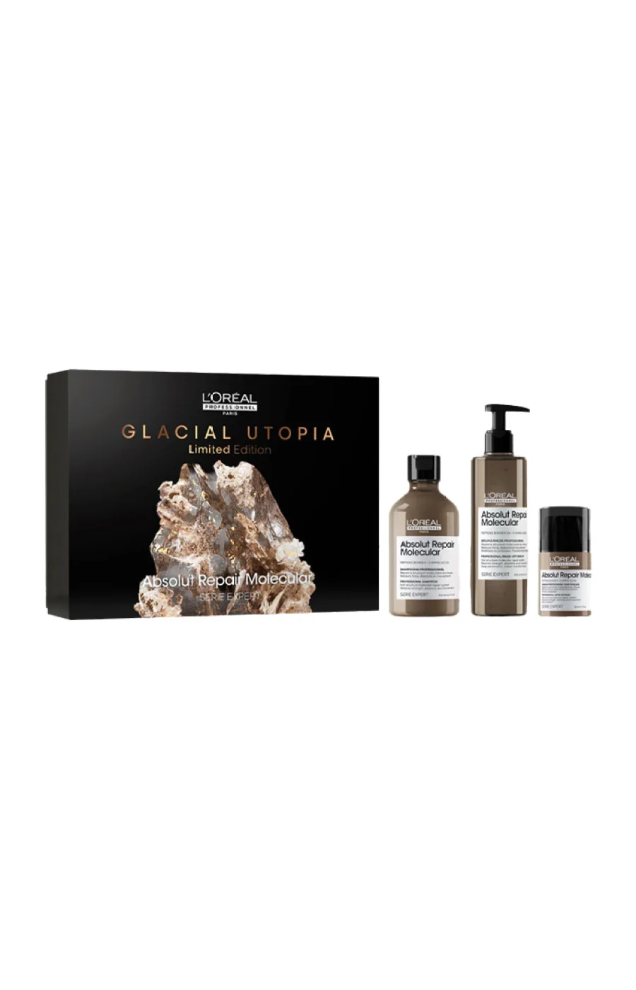 Coffret soins cheveux - Absolut Repair Molecular - Cheveux abîmés - 3 produits