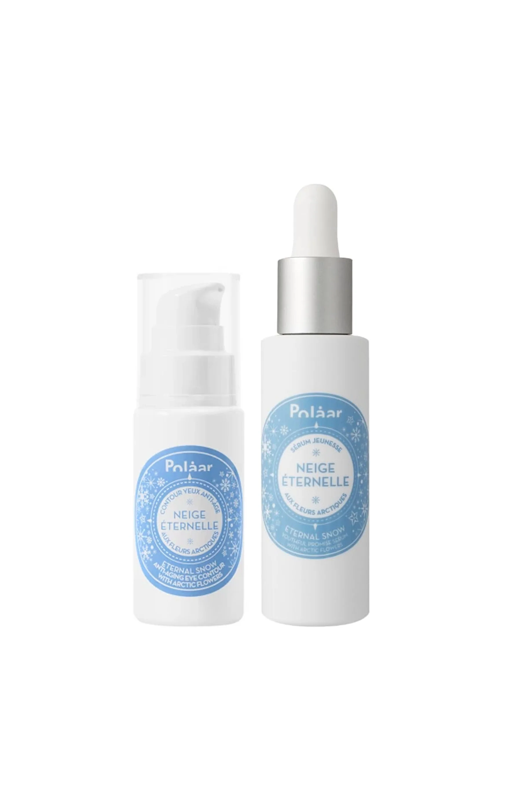 Duo anti-âge Neige éternelle - Contour des yeux et sérum - 2 produits