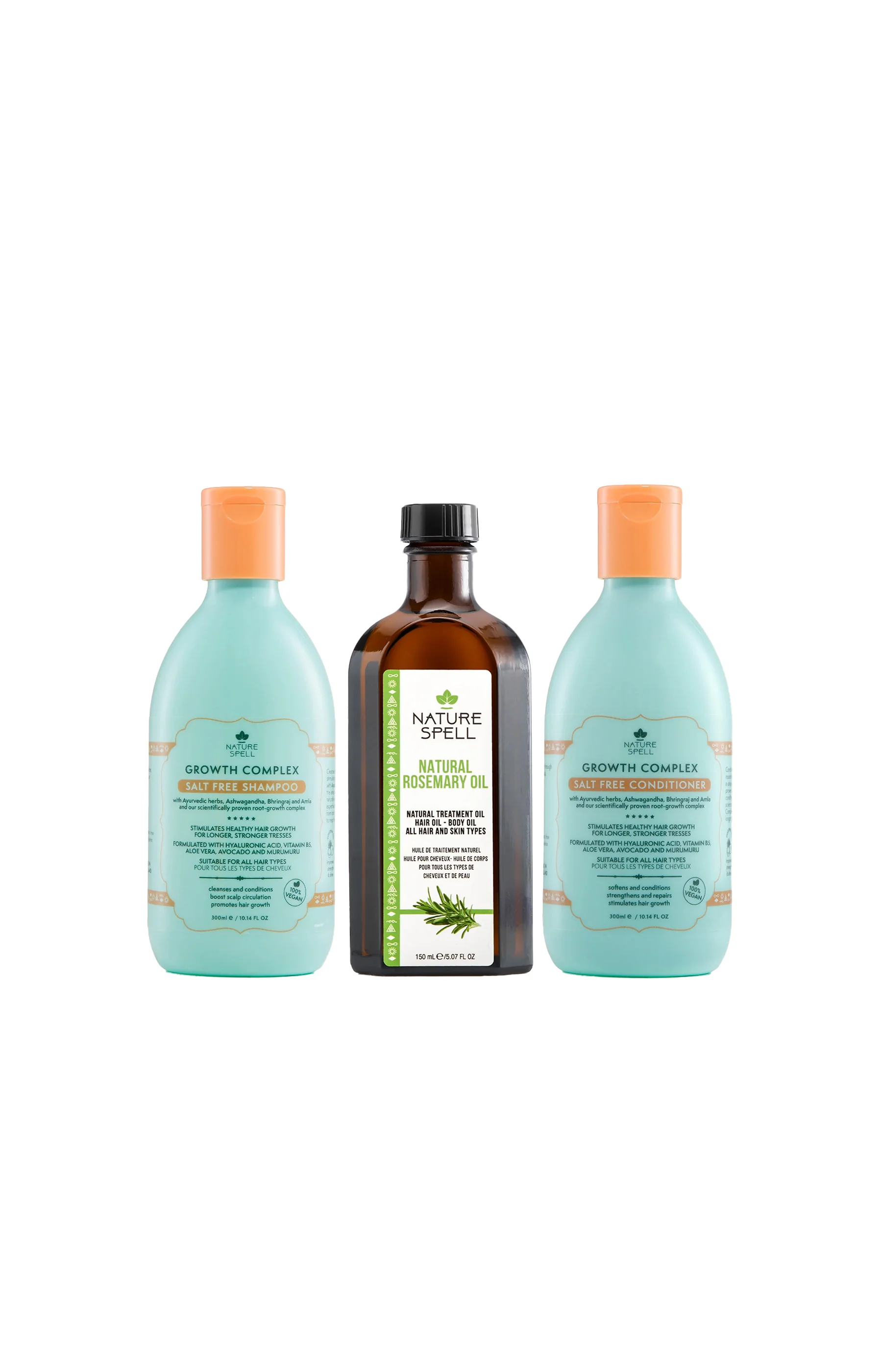 Lot activateur de pousse cheveux - Shampooing & soins - 3 unités