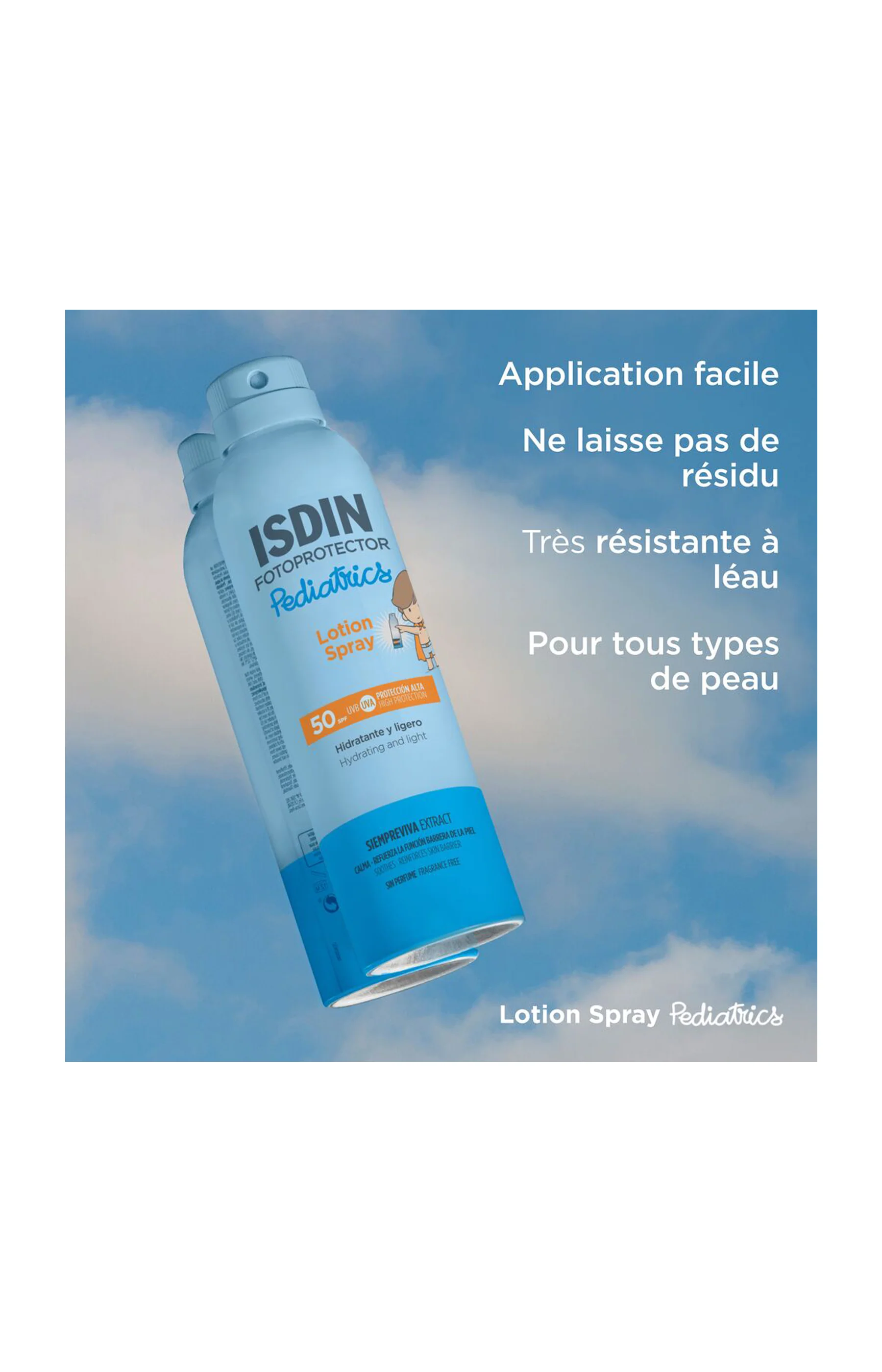 Spray solaire SPF 50 - Pediatrics Lotion Spray - Corps - 250 ml - Enfant - Image 4