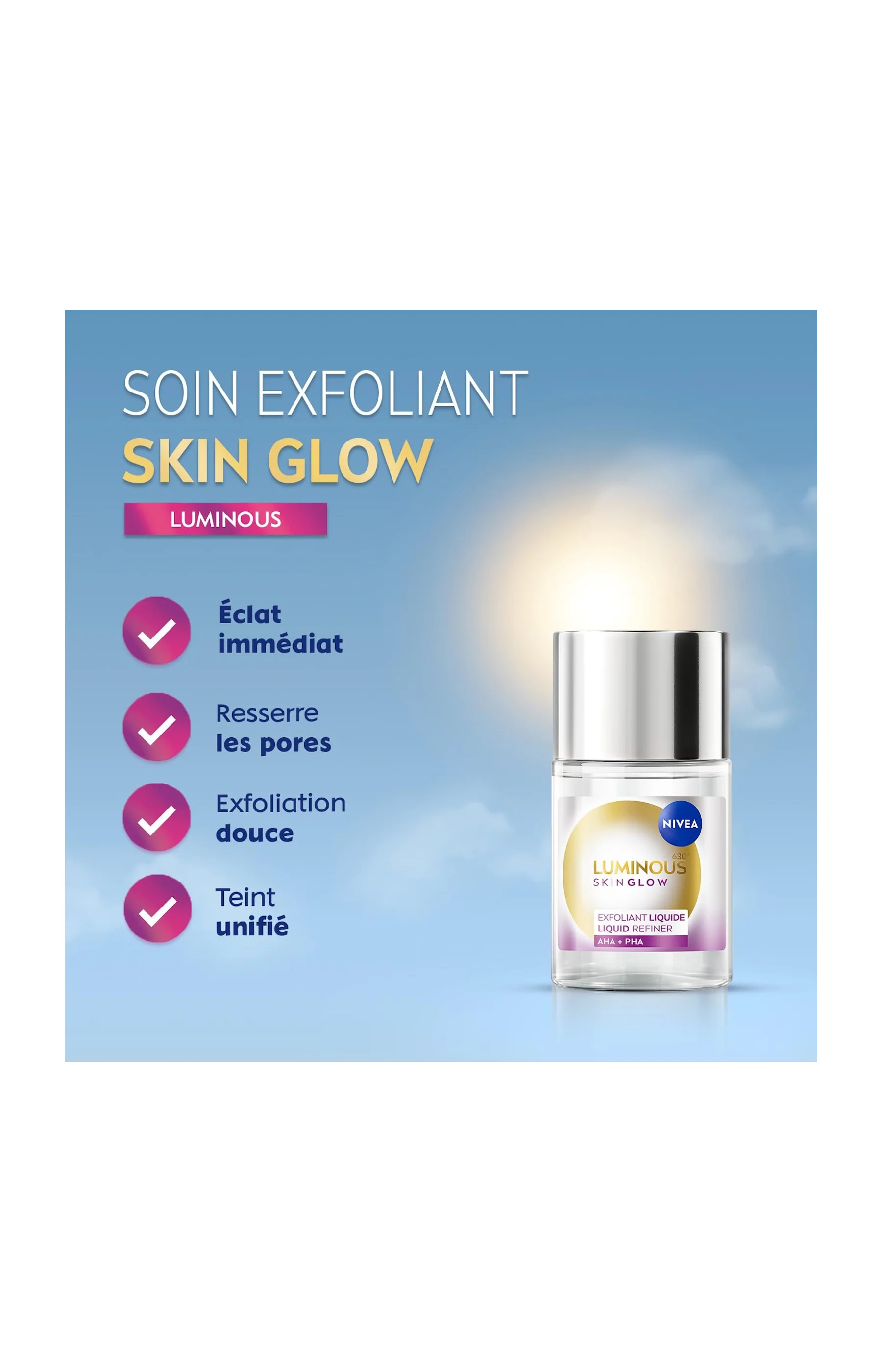 Soin exfoliant éclat - Luminous 630 - Visage - 100ml - Image 2