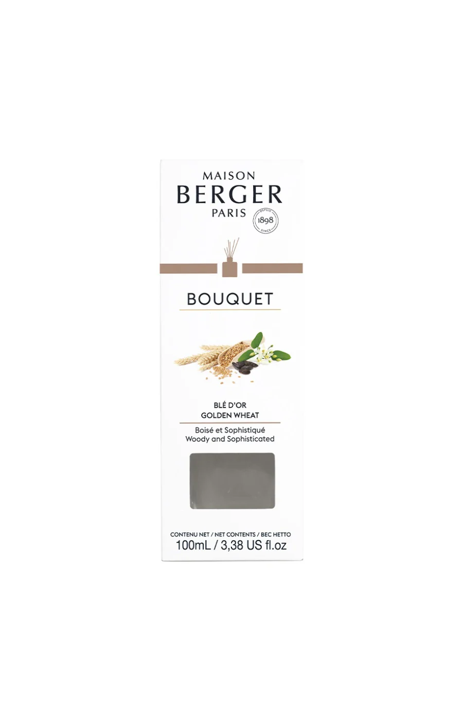 Bouquet parfumé & recharge - Blé d'or - 100 ml - Image 3