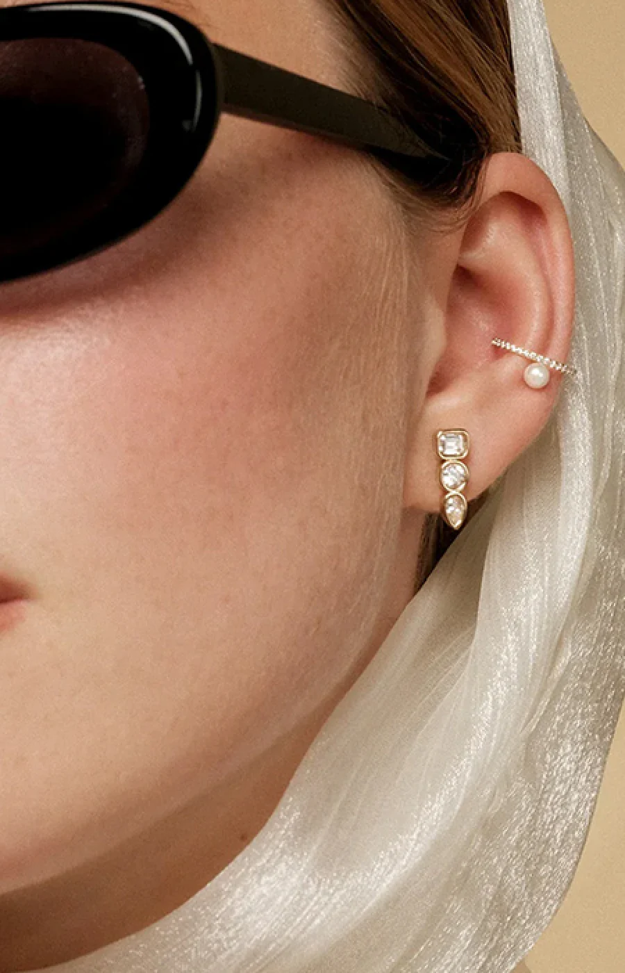Boucle d’oreille - Timeless - Doré - Image 2