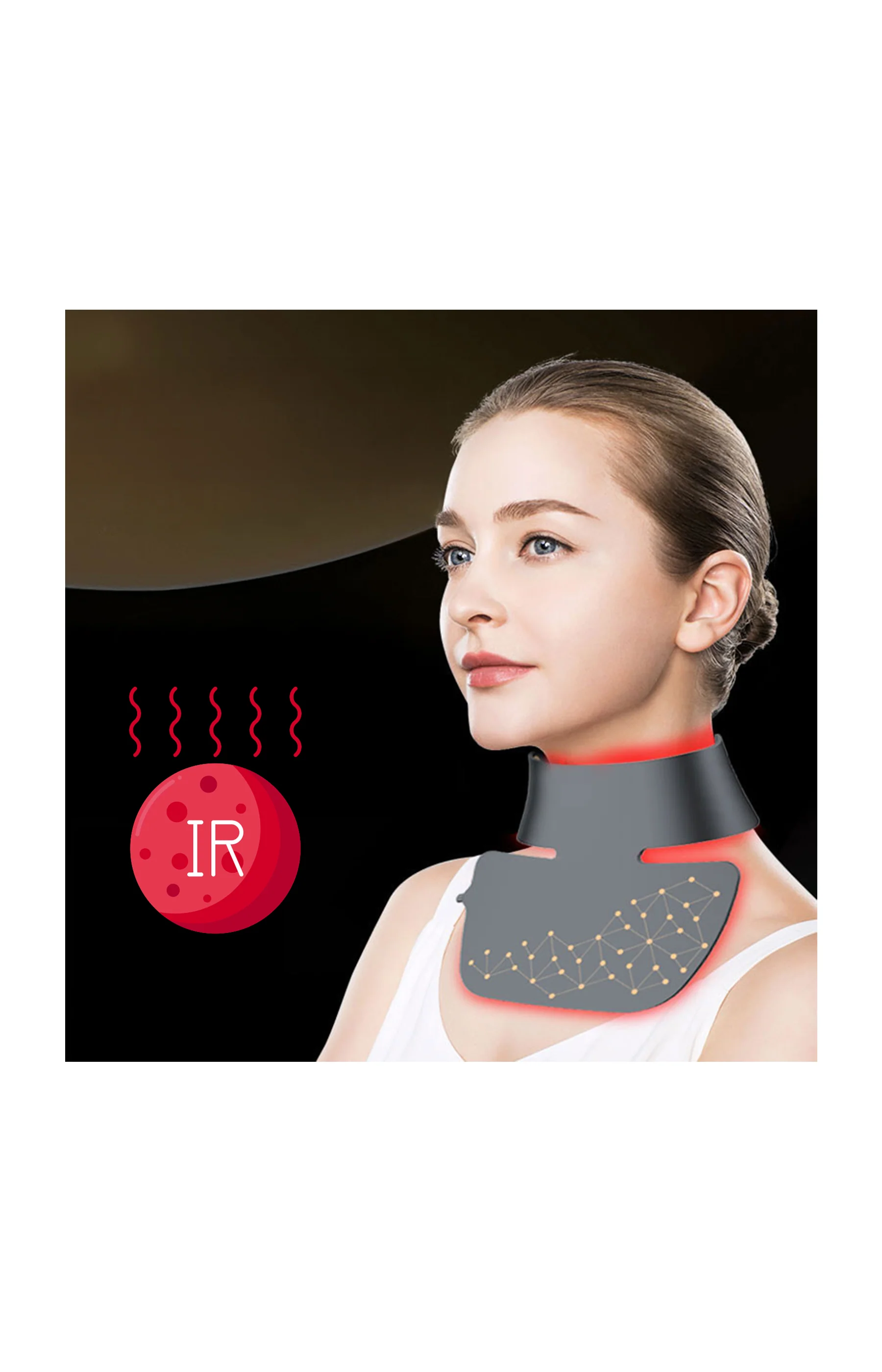 Masque LED infrarouge - Gris - Image 2