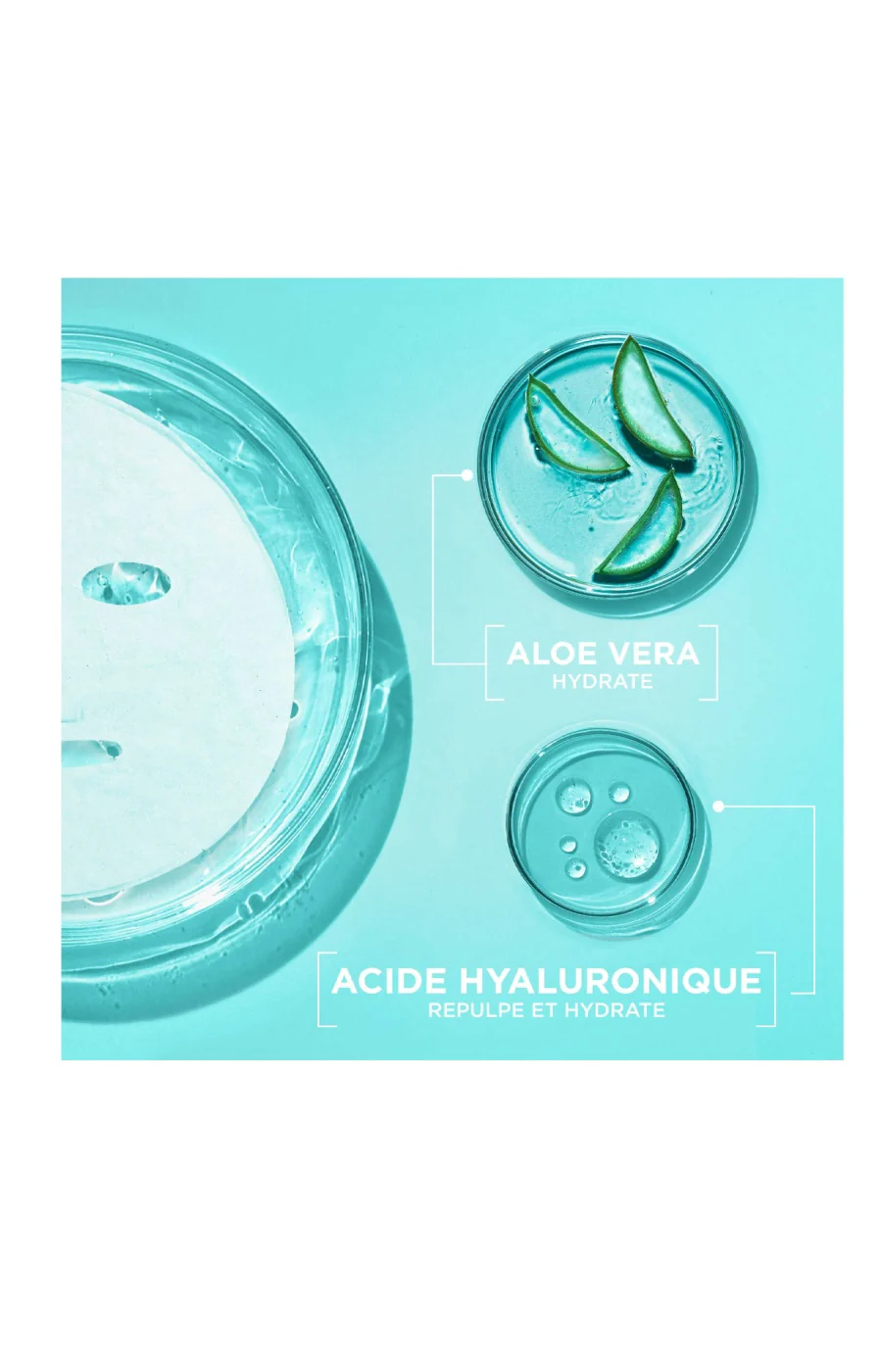 Masque en tissu - SkinActive - Acide hyaluronique - Visage - 3 unités - Image 5
