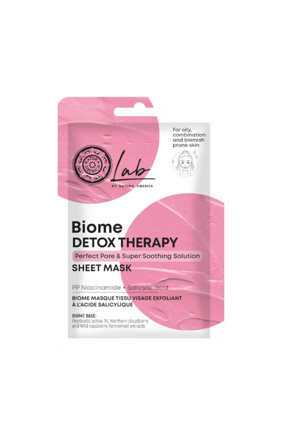 Masques tissu détoxifiants anti-imperfections - Niacinamide & acide salicylique - 3 unités