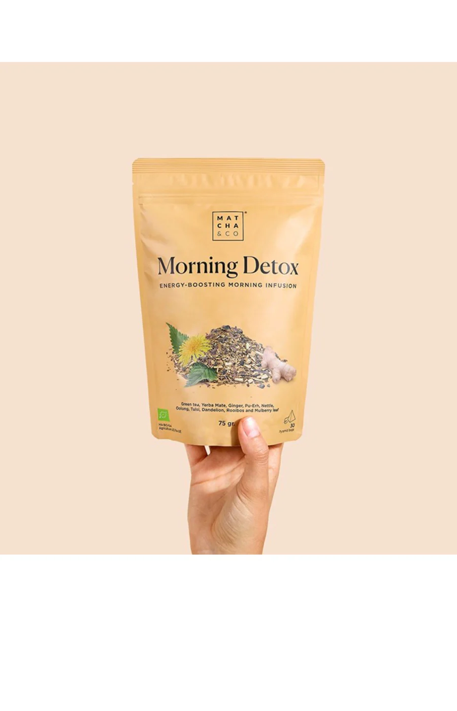 Infusion - Morning Detox - Thé vert & gingembre - 30 sachets - Image 2