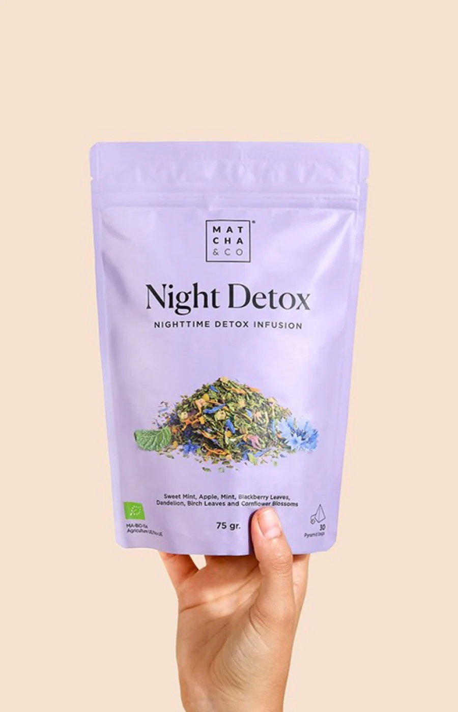 Infusion - Night Detox - Menthe & pomme - 30 sachets - Image 2