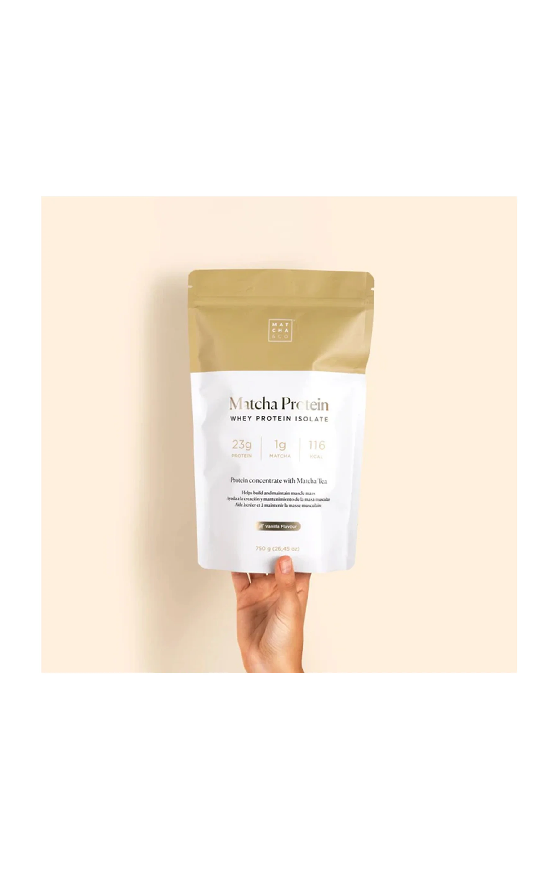 Matcha - Protéine Vanille - 750 g