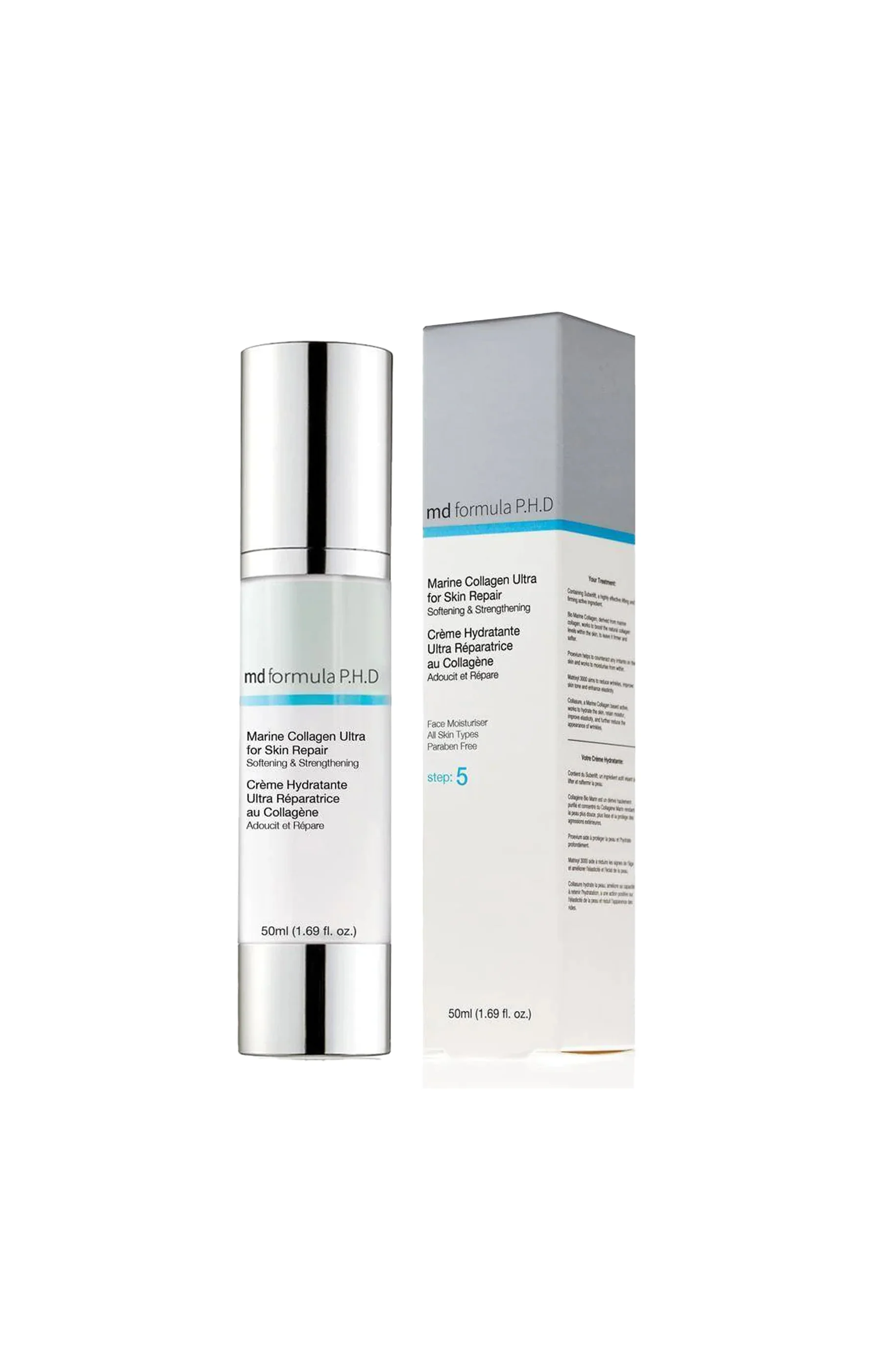 Crème réparatrice anti-âge - Collagène marin - Visage - 50 ml - Image 2