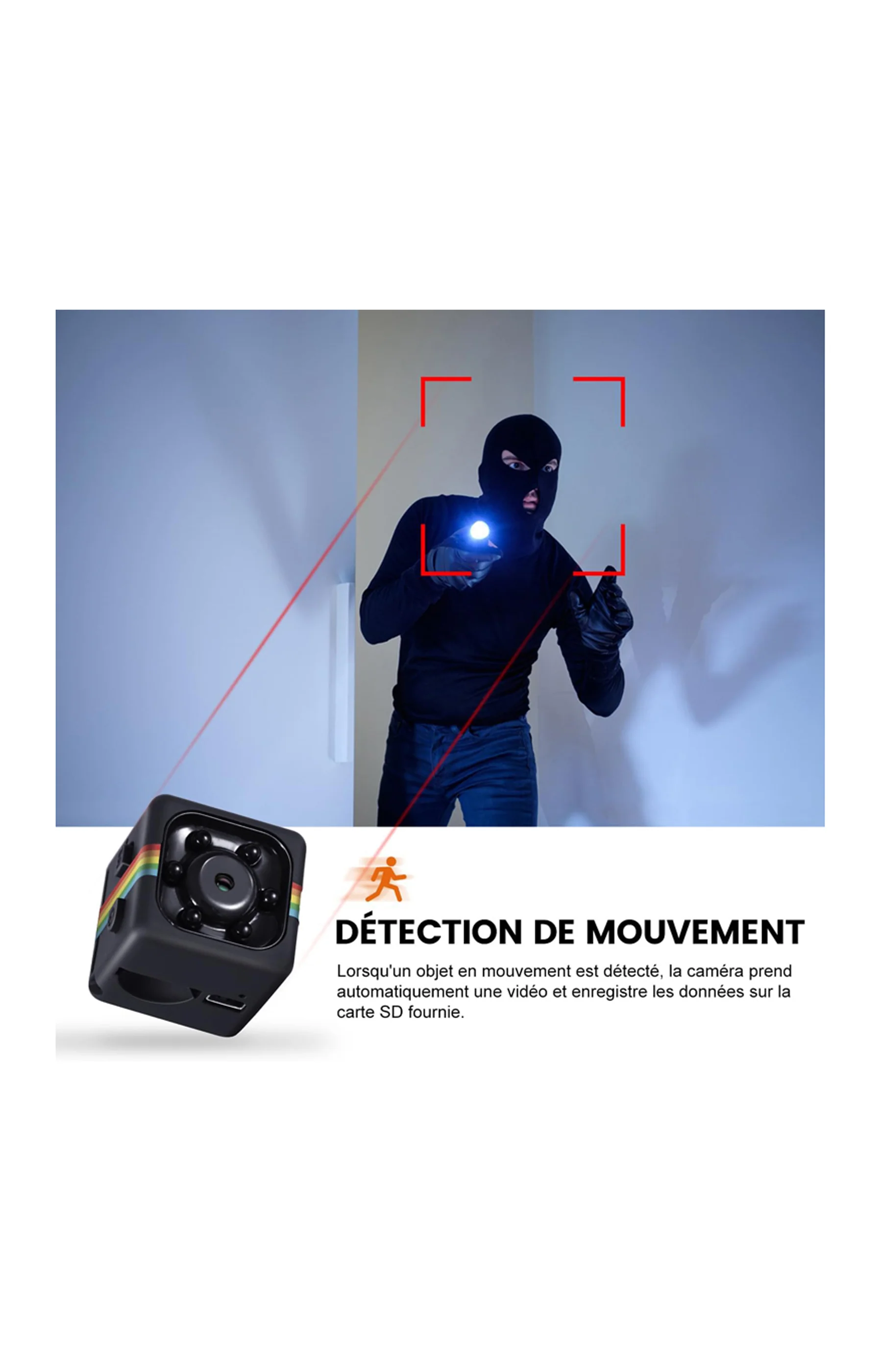 Mini caméra espion - Modèle Cubix - Image 4