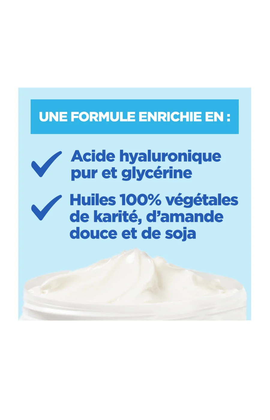 Crème extra fondante - Acide hyaluronique - Peaux extra sèches - Corps & visage - 400 ml - Image 2