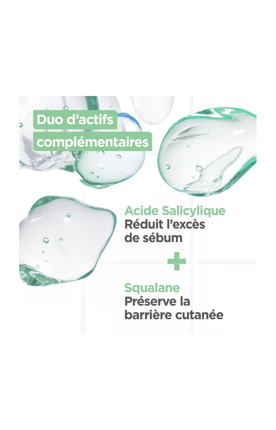 Gel nettoyant anti-imperfections - Acide salicylique & squalane - Peaux mixtes à grasses - 200 ml - Image 3