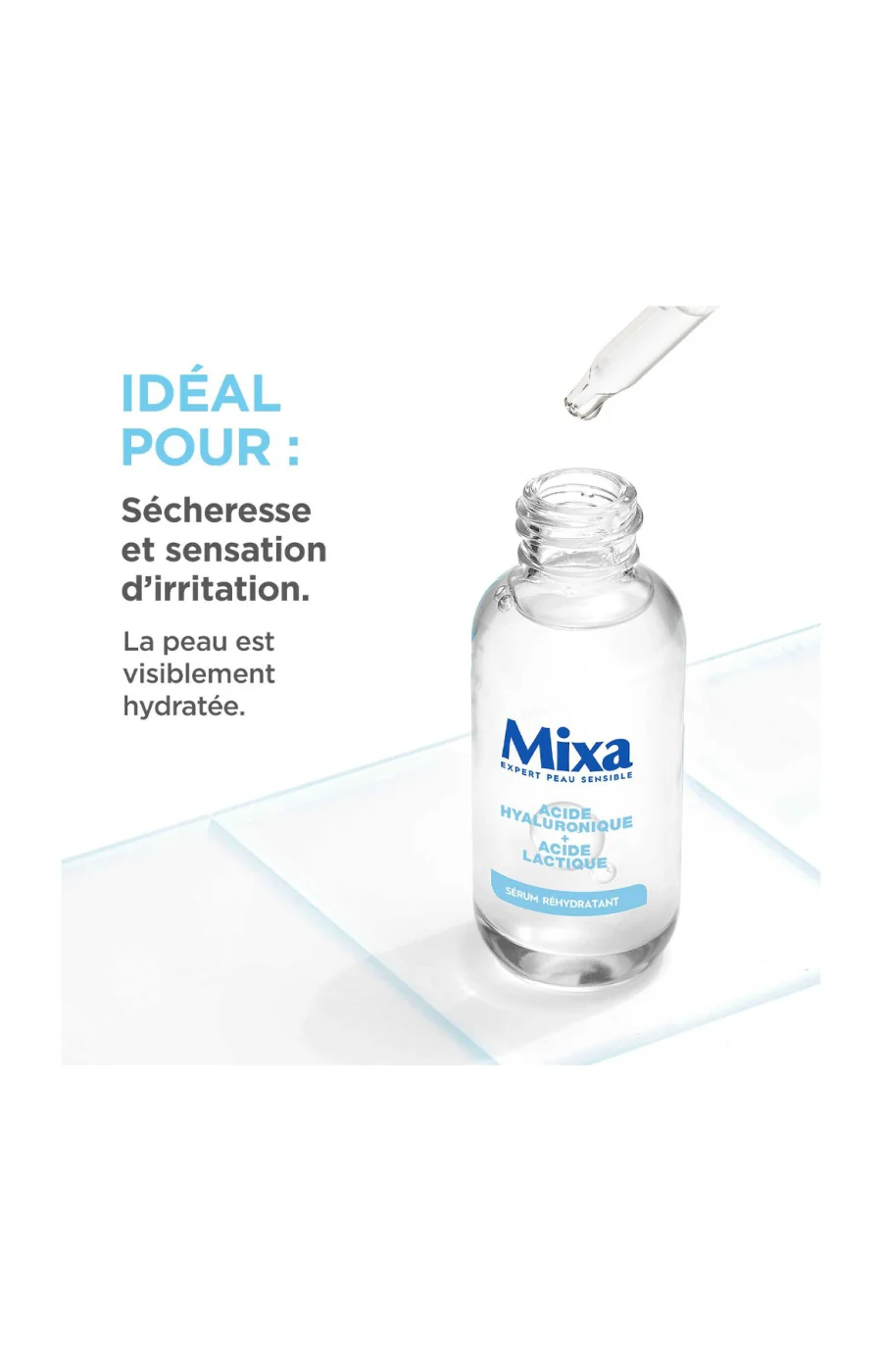 Sérum réhydratant - Acide hyaluronique & lactique - Peaux déshydratées - Image 2