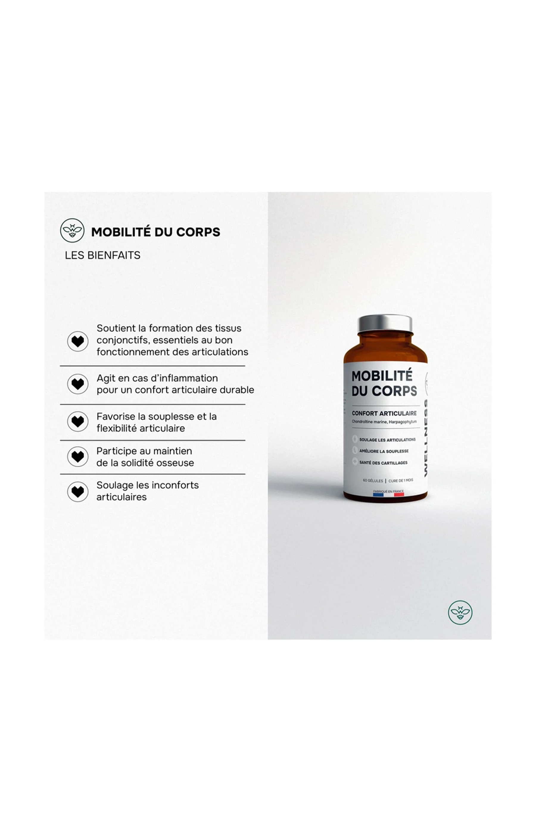 Cure mobilité du corps - Chondroïtine marine - 1 mois - Image 6