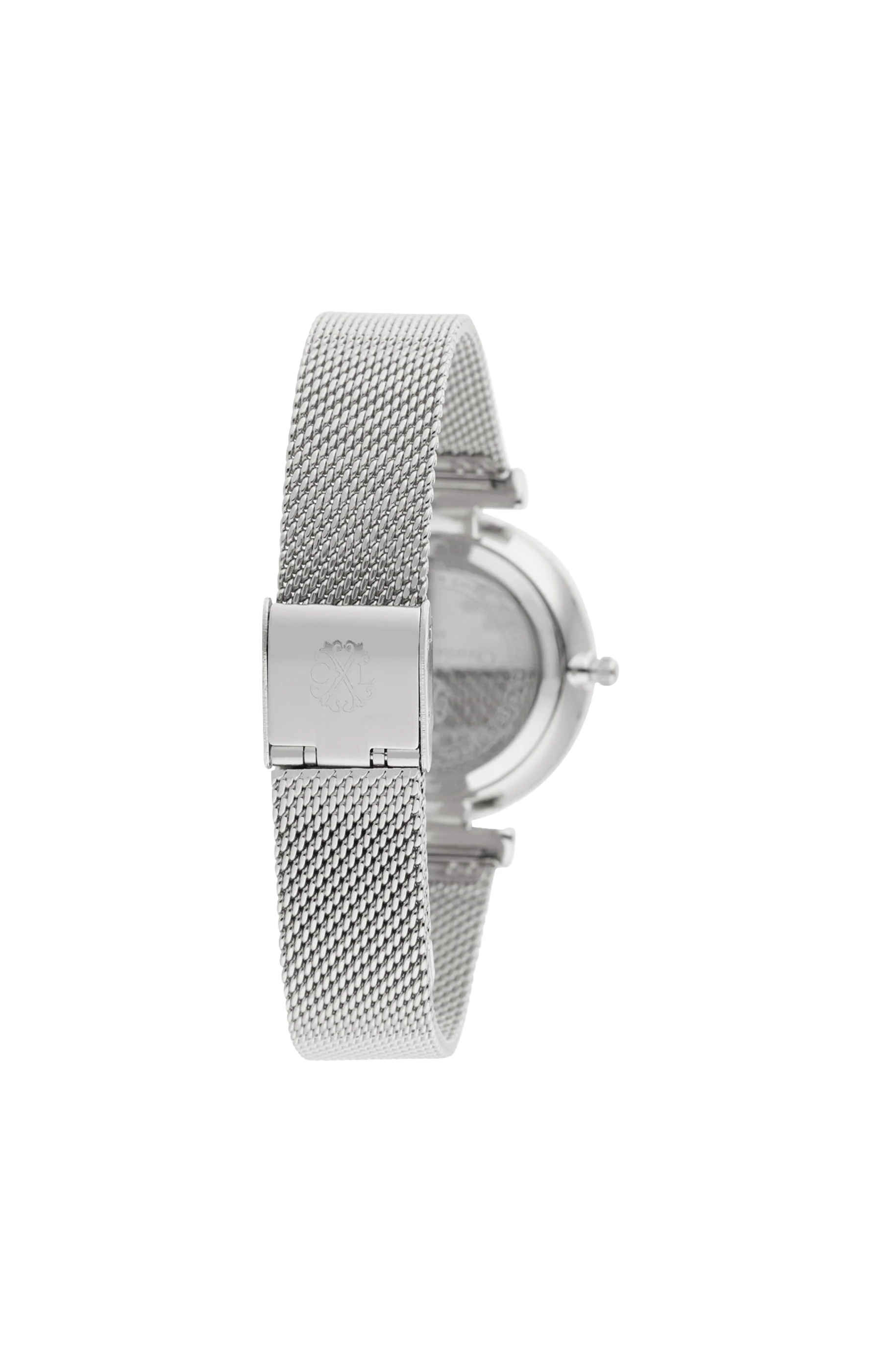 Montre à quartz en alliage - Argenté et bleu - Image 2