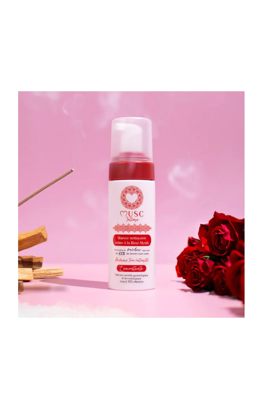 Mousse nettoyante intime - Rose - 150 ml - Image 4