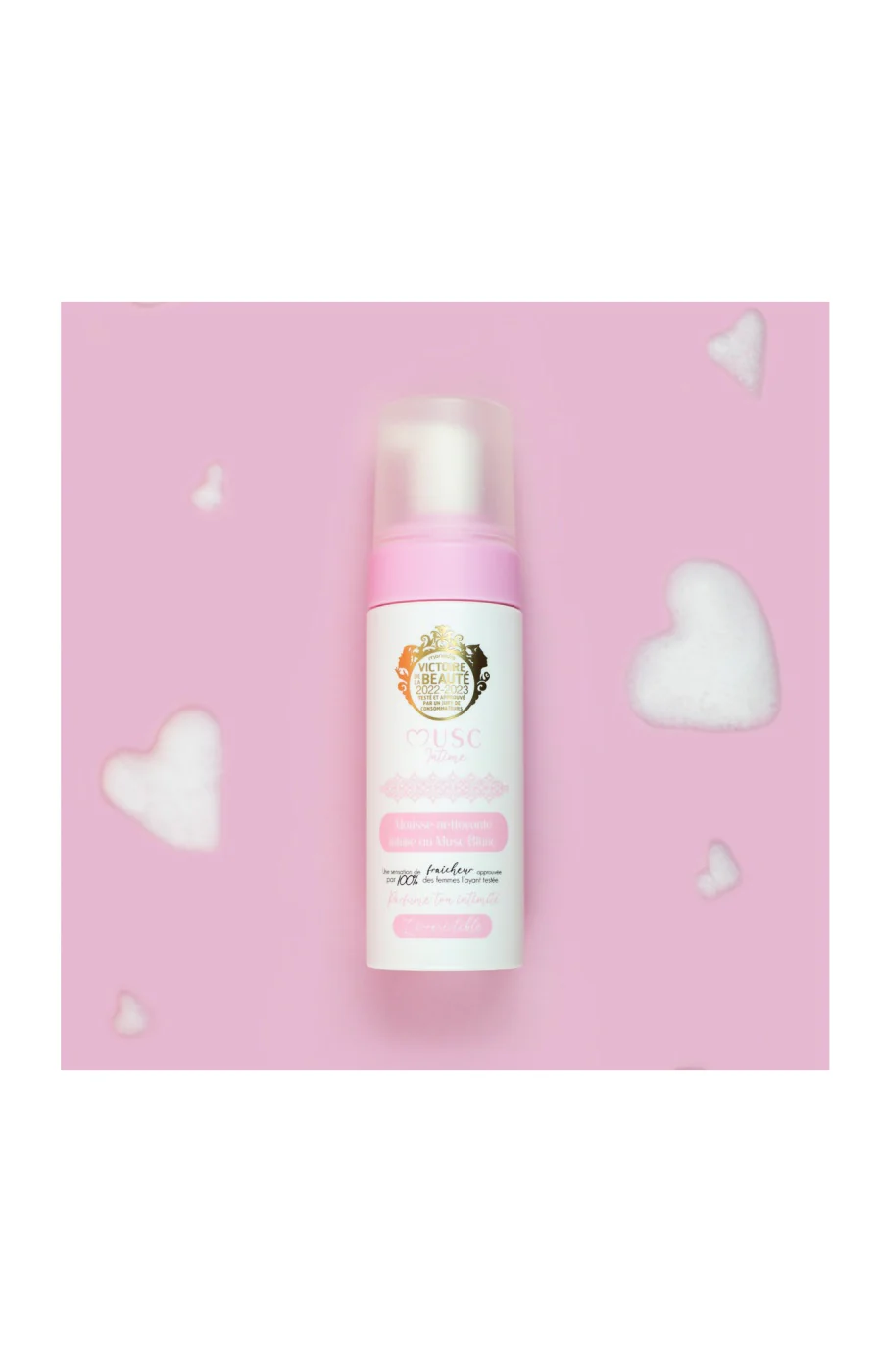 Mousse intime Musc blanc - 150 ml