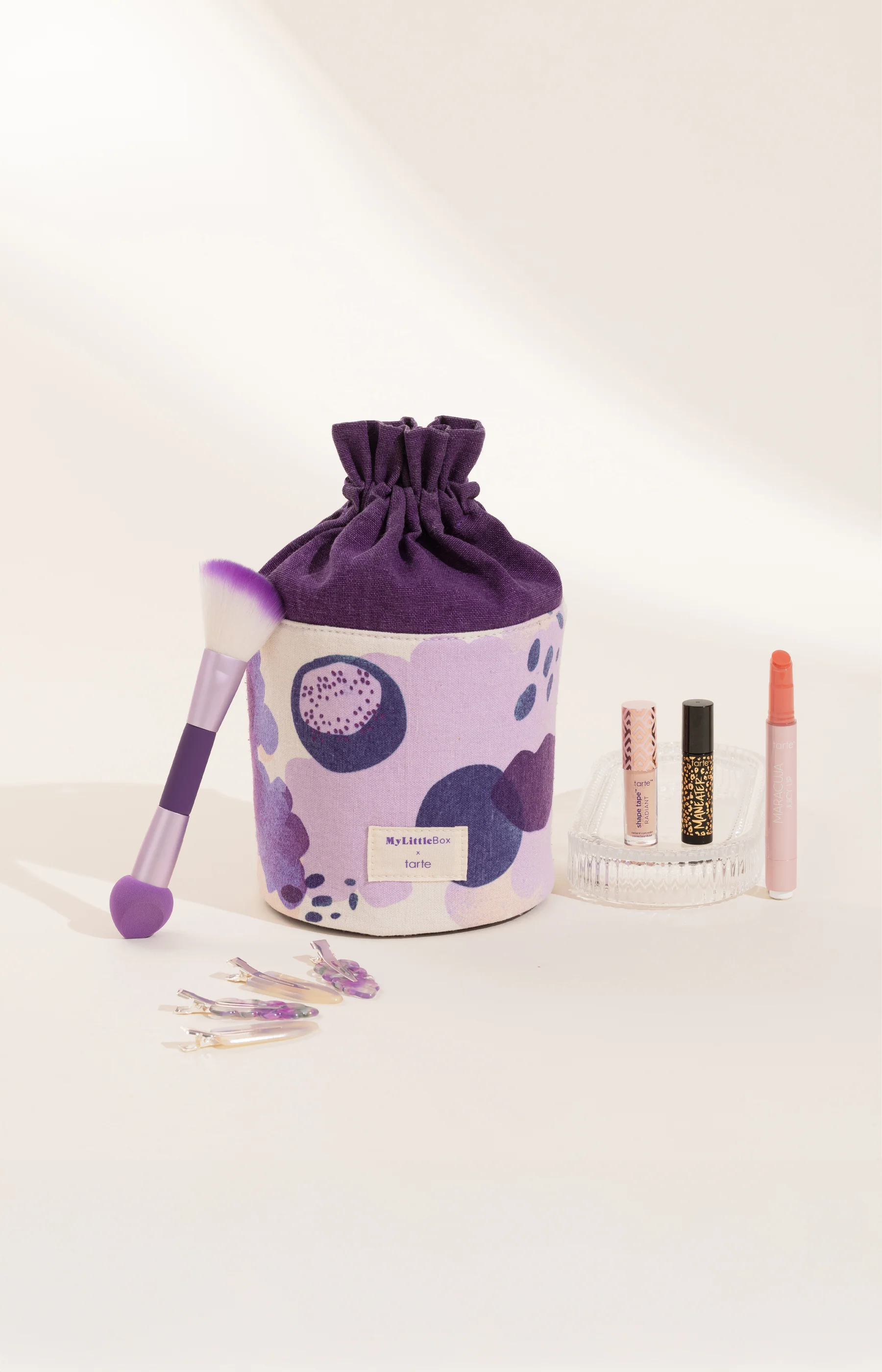 Coffret maquillage - My Little Box x Tarte - Teint, yeux & lèvres - 3 produits