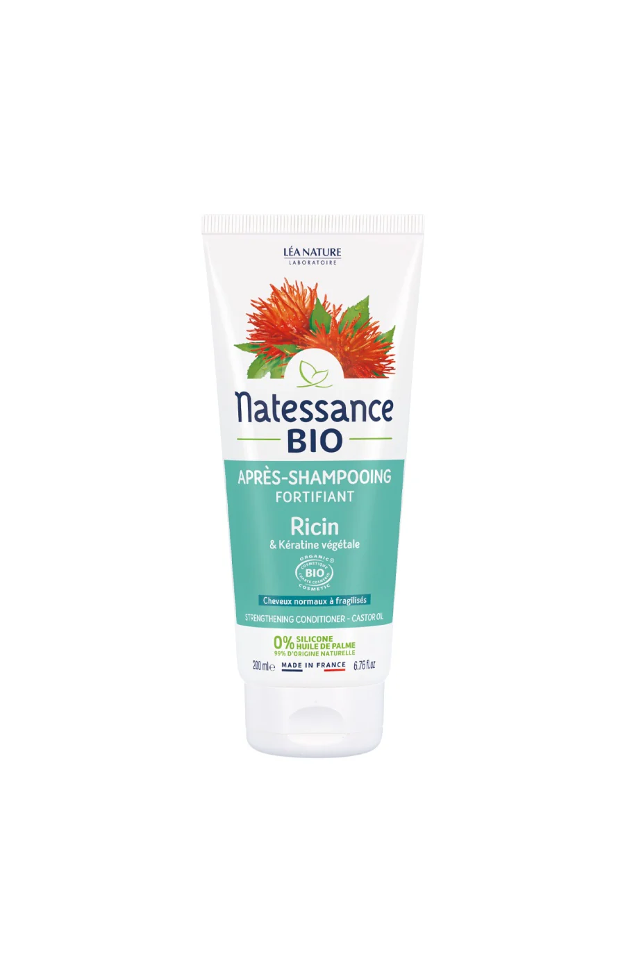 Après-shampoing fortifiant bio - Huile de ricin - Cheveux secs ou fragilisés - Image 2