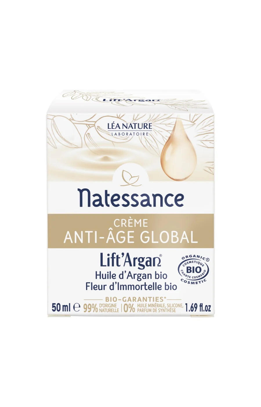 Crème anti-âge global bio - Lift'Argan