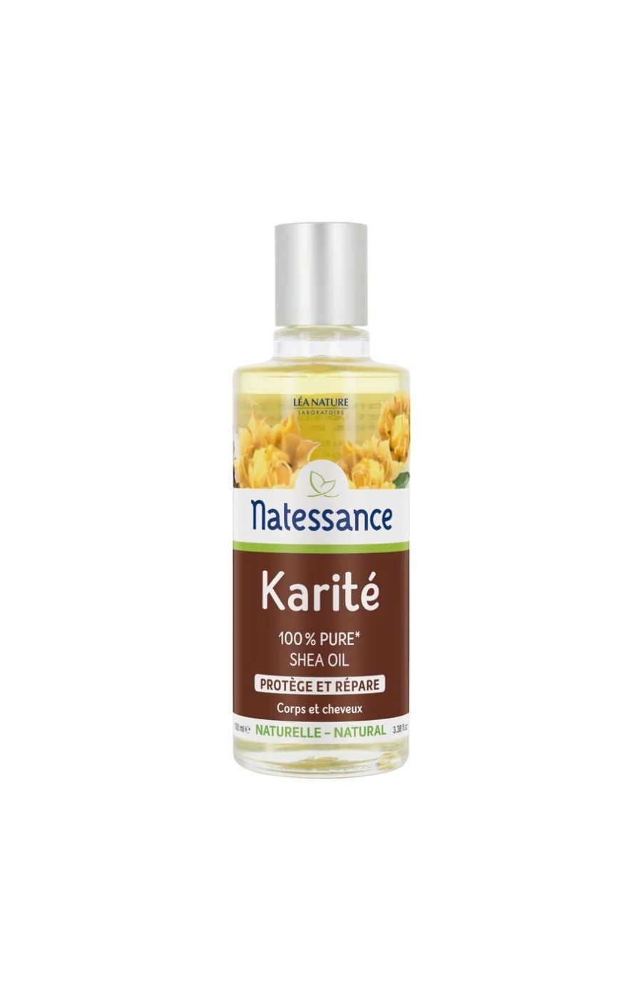 Huile de karité 100% pure - Corps & cheveux - 100 ml