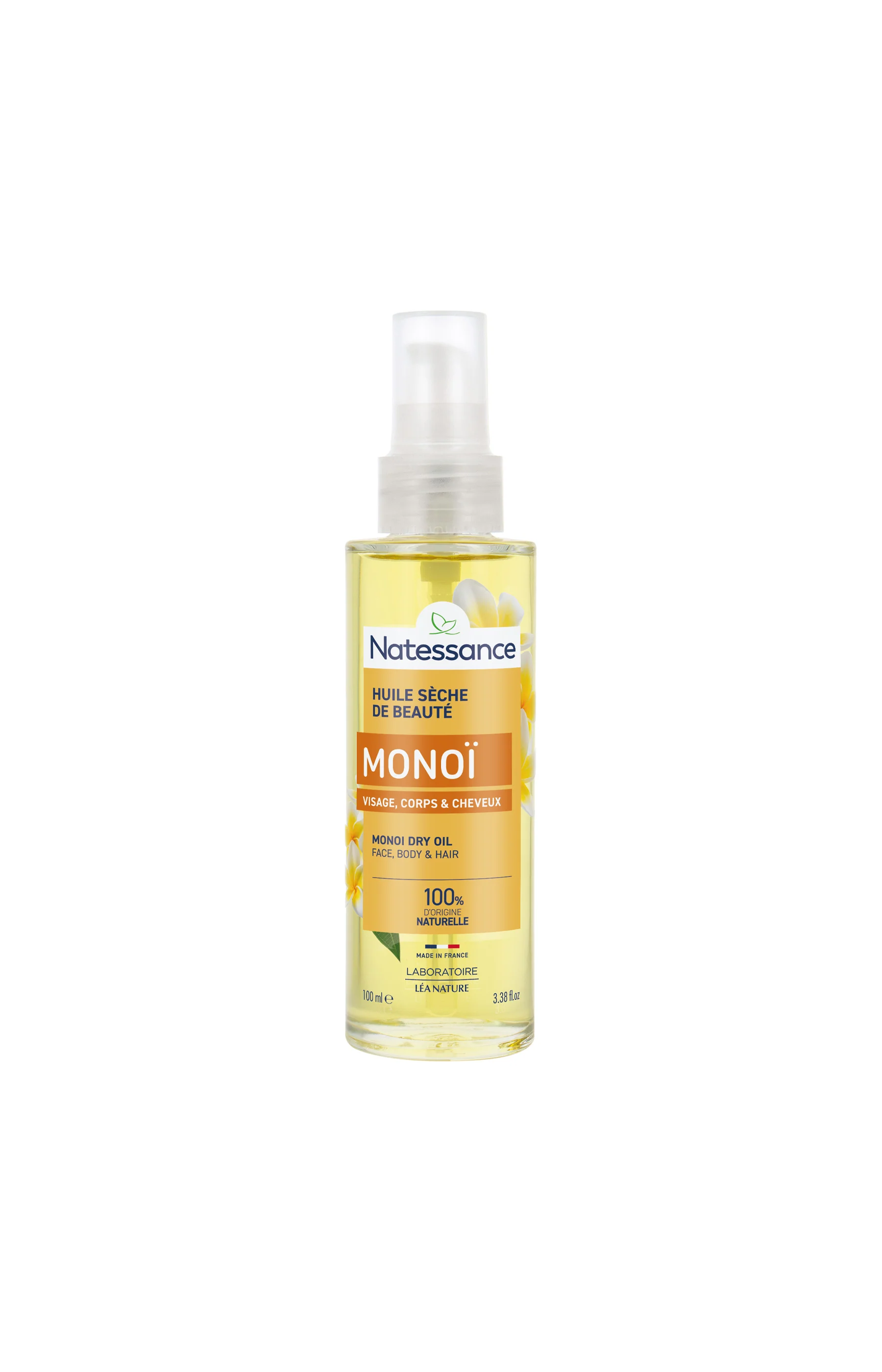 Huile sèche de monoï - Visage, corps & cheveux - 100 ml