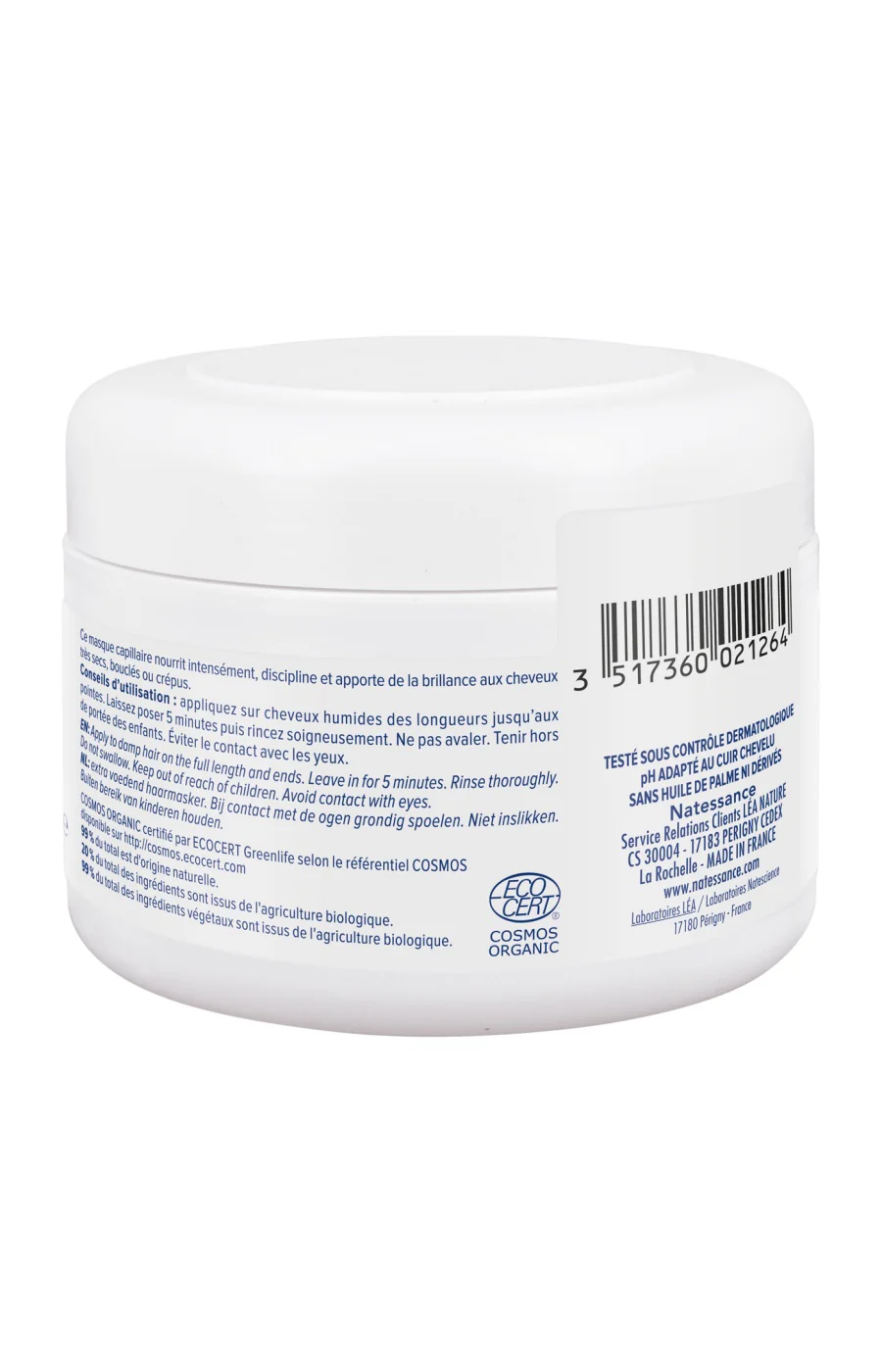 Masque ultra-nourrissant bio - Karité - Cheveux crépus ou frisés - 200 ml - Image 2