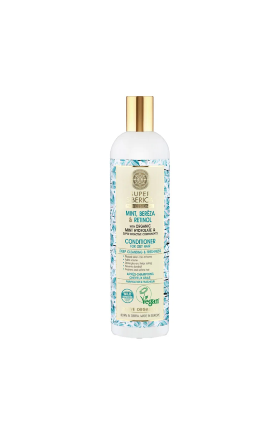 Après-shampoing - Menthe & bouleau - Super Siberica - Cheveux gras - 400 ml