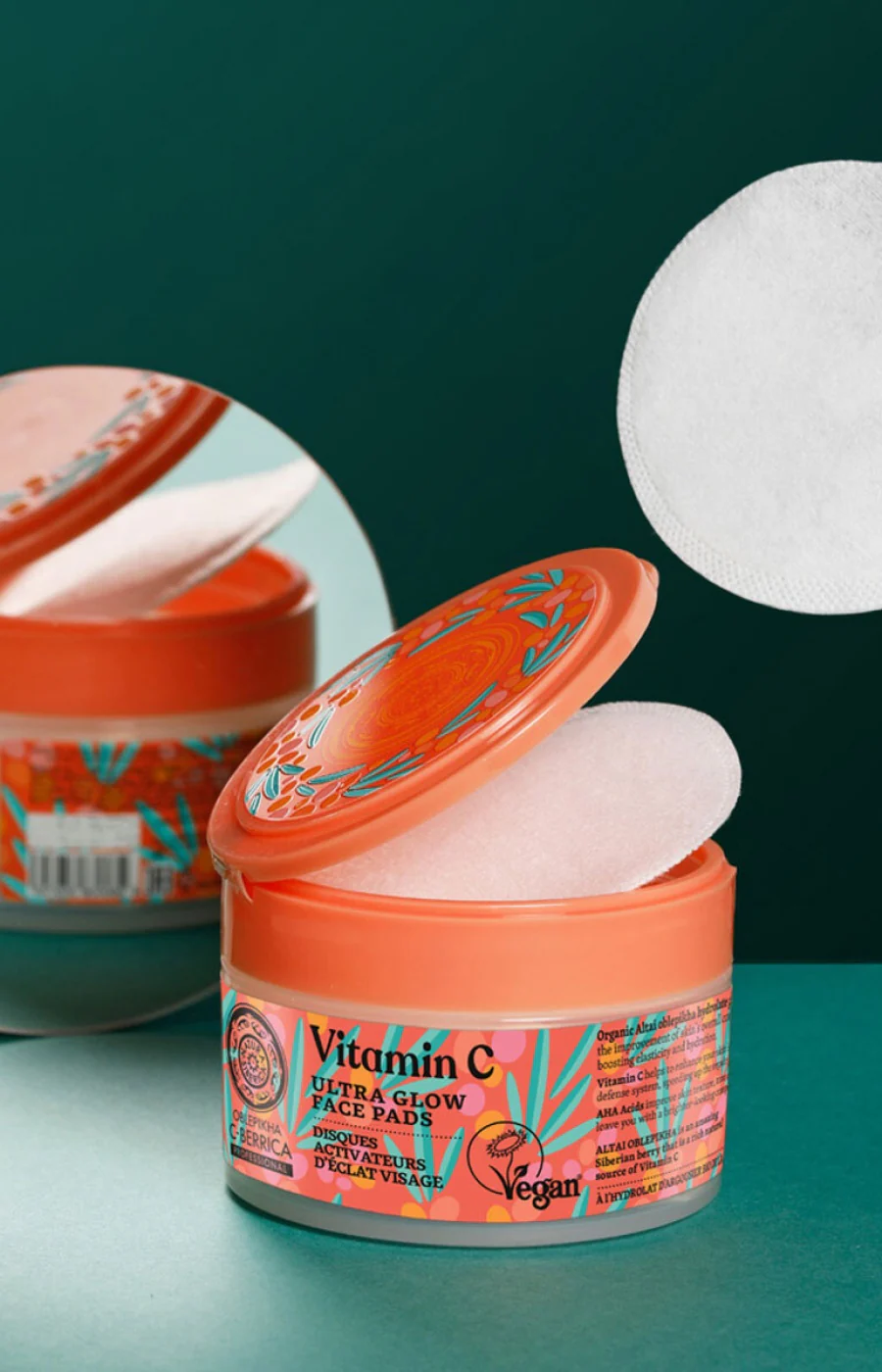 Disques activateurs d'éclat vegan - Vitamine C - Visage - 20 unités - Image 2