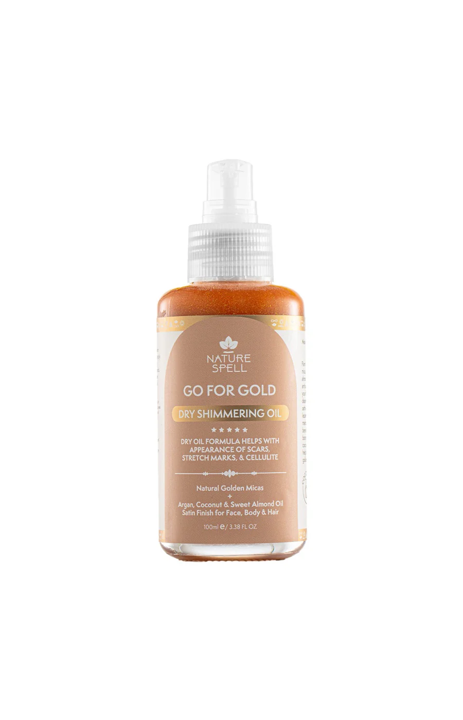 Huile sublimatrice dorée - Effet soleil & peau satinée - 100 ml
