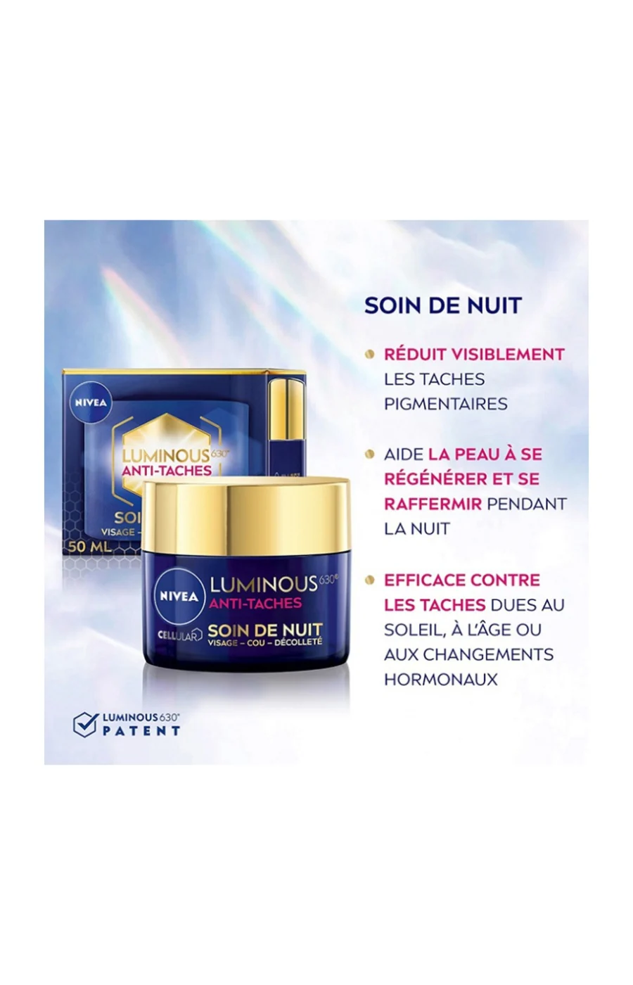 Coffret anti-âge jour & nuit - Cellular Luminous 630 - Peaux matures - 2 produits - Image 2