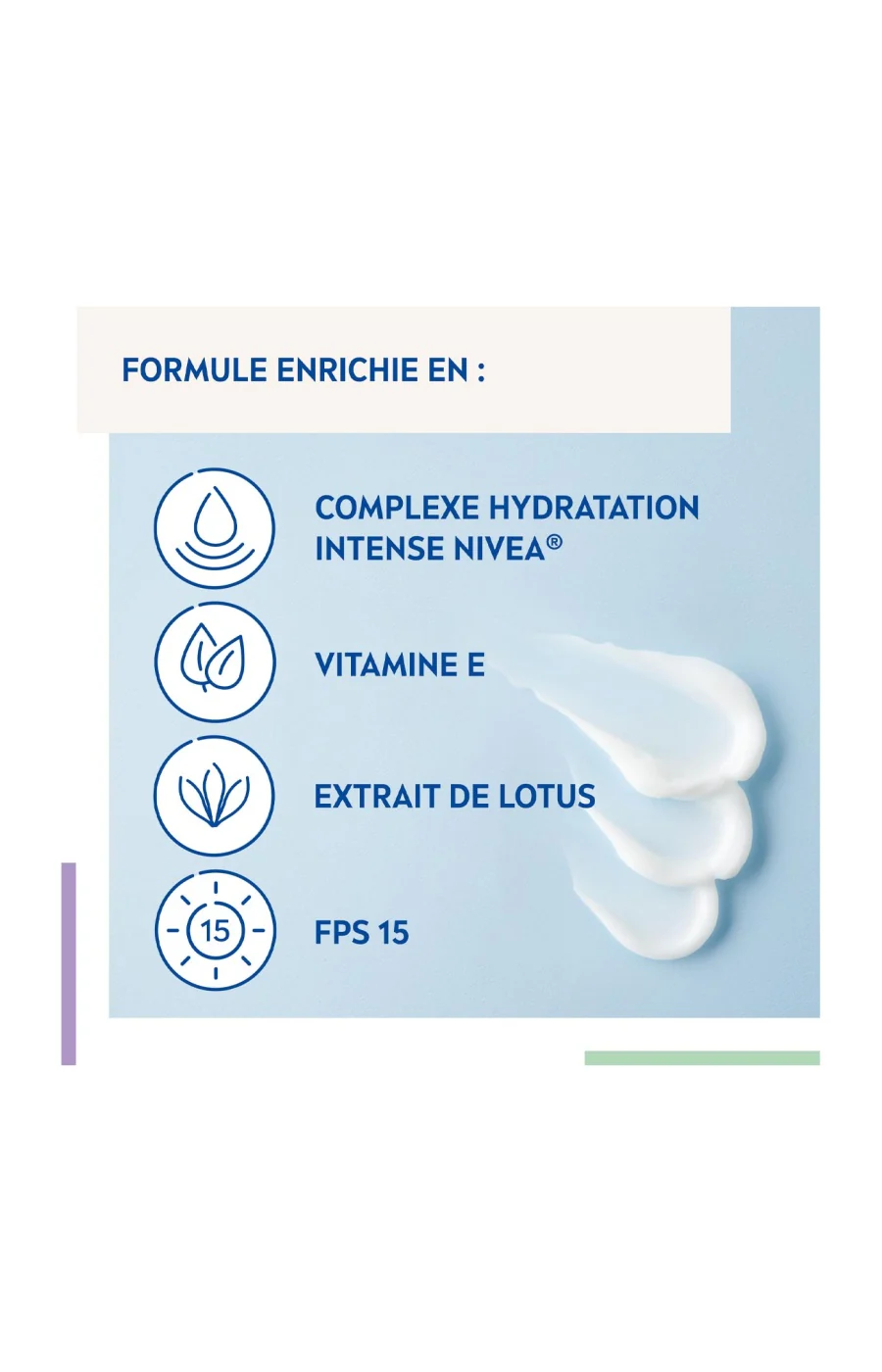 Crème de jour fraîcheur & hydratant 24h SPF 15 - Vitamine E - 50 ml - Image 2