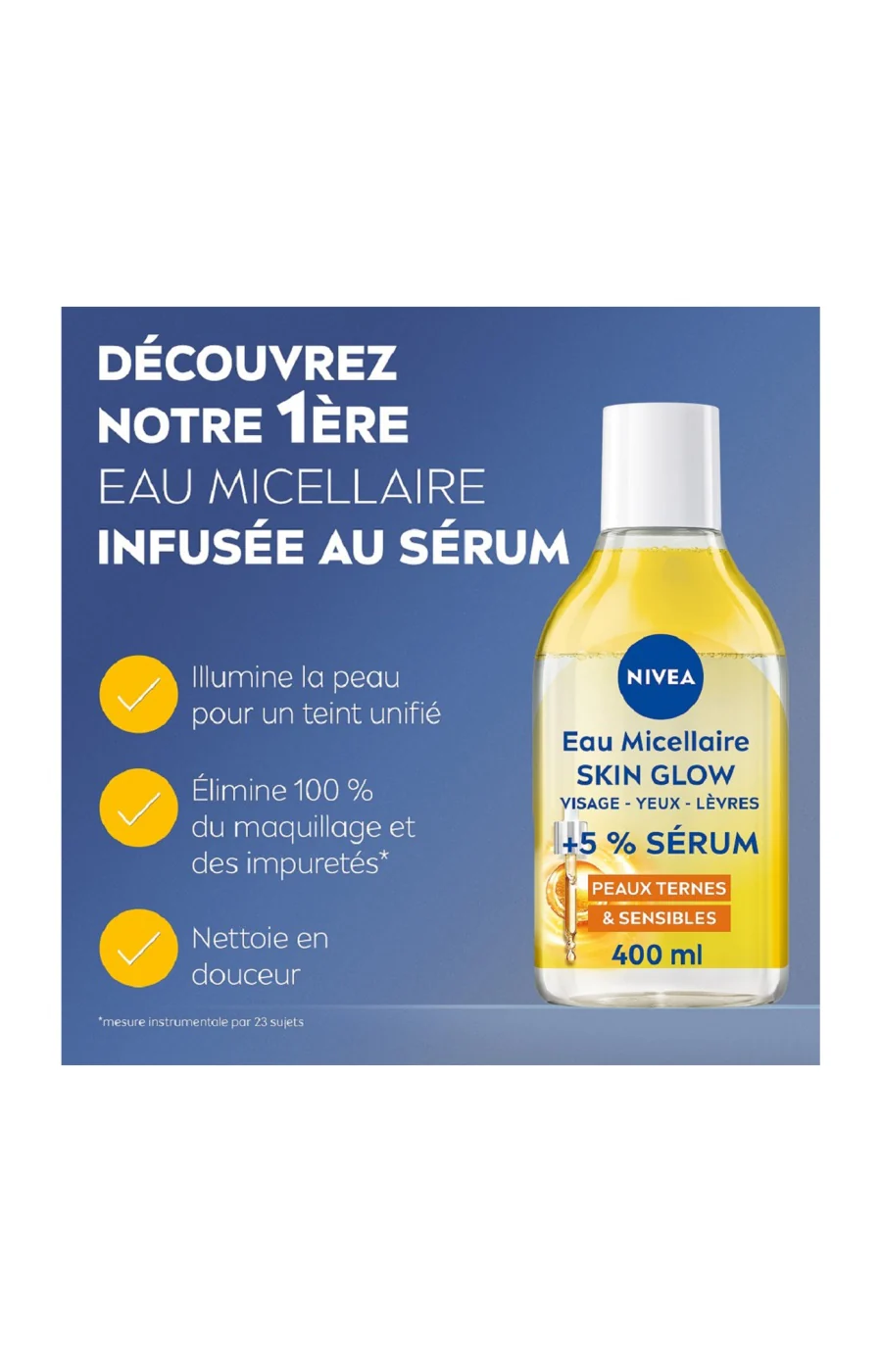 Eaux micellaires hydratantes & éclat - Vitamine C - 2 x 400 ml - Image 5