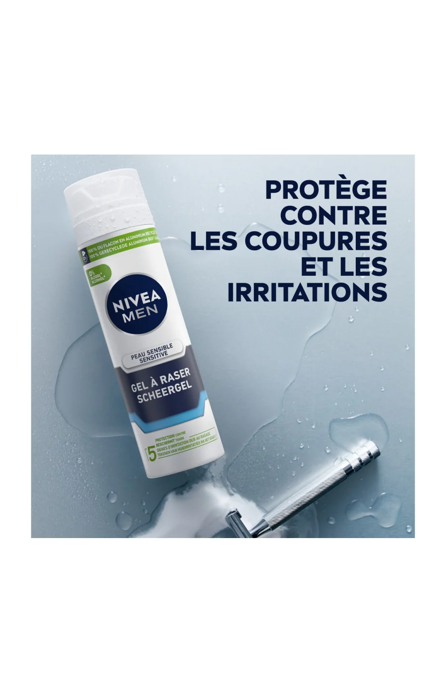 Gel à raser - Peaux sensibles - Homme - 200 ml - Image 3