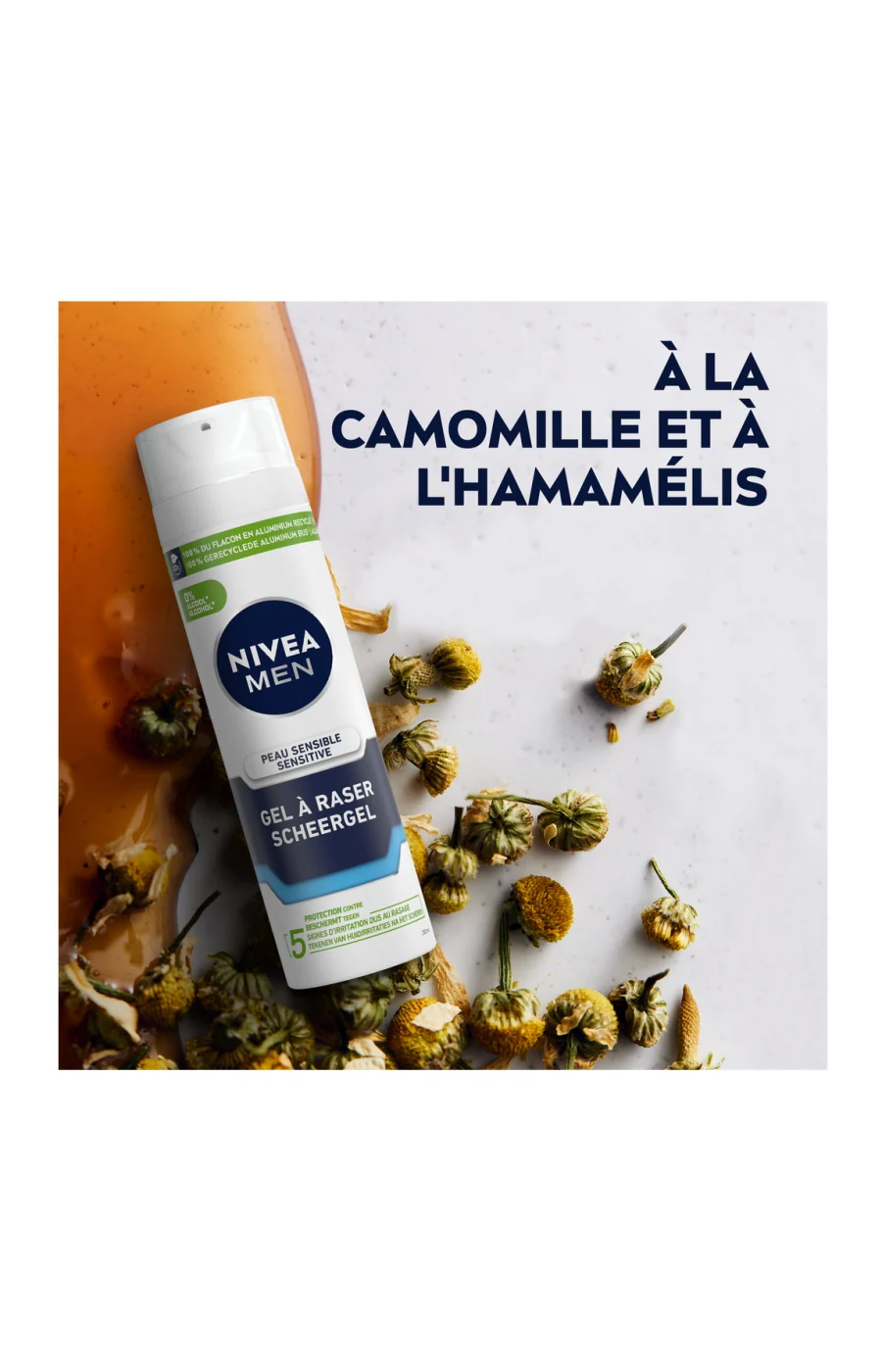 Gel à raser - Peaux sensibles - Homme - 200 ml - Image 5