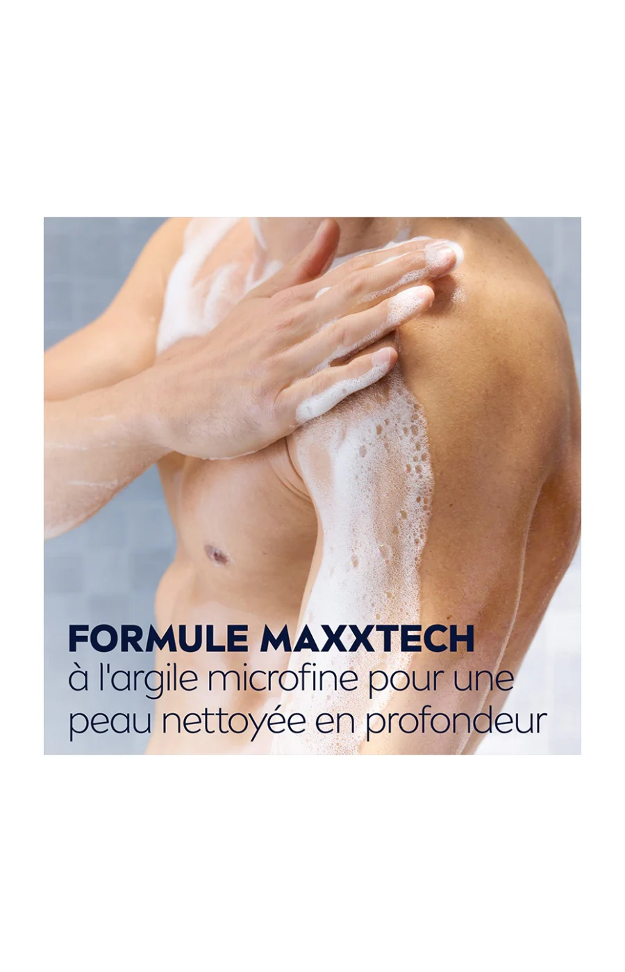 Gels douche 3-en-1 à la poudre d'argile - Visage, corps & cheveux - Homme - 3 x 250 ml - Image 2