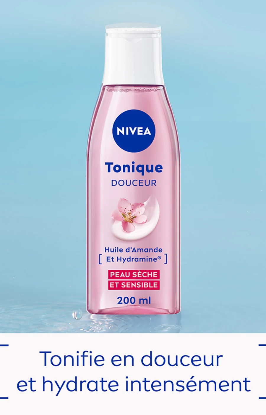 Lotions toniques - Douceur - Huile d'amande douce - Peaux sèches & sensibles - 2 x 200 ml - Image 3