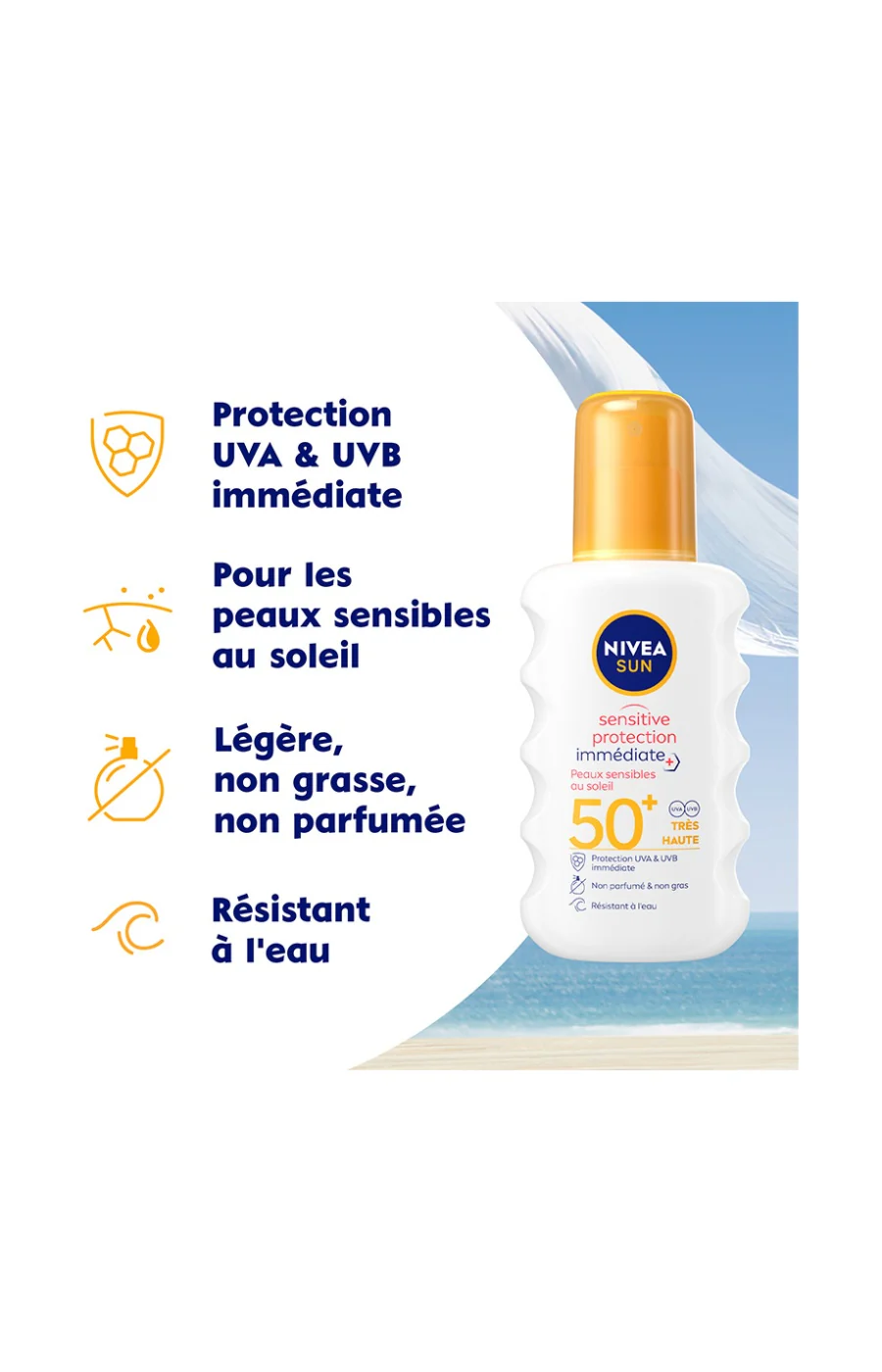 Spray protecteur SPF 50+ - Sensitive Immediate Protect - 200 ml - Image 2