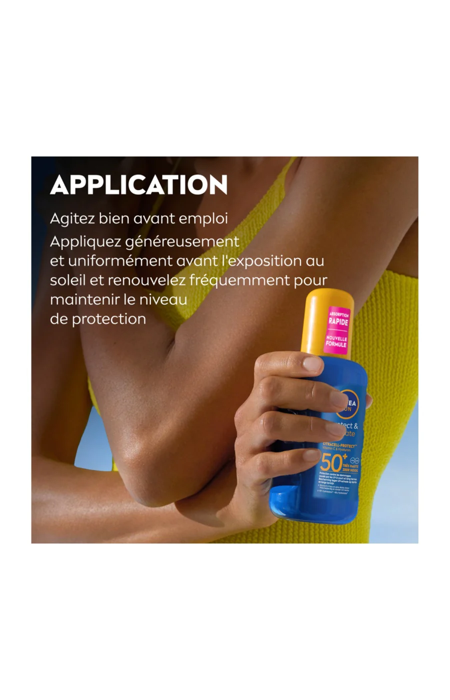 Spray solaire hydratante SPF 50+ - Protect & Hydrate - Corps - 200 ml - Image 7