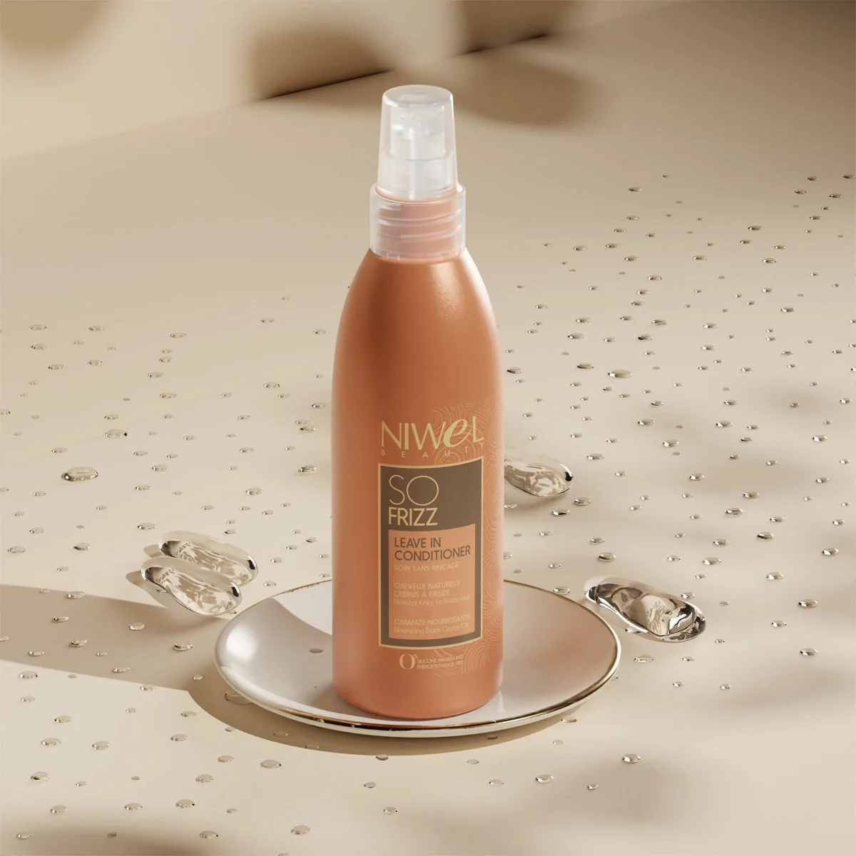 Spray nourrissant sans rinçage - Huile de carapate - Cheveux frisés & crépus - 200 ml - Image 2