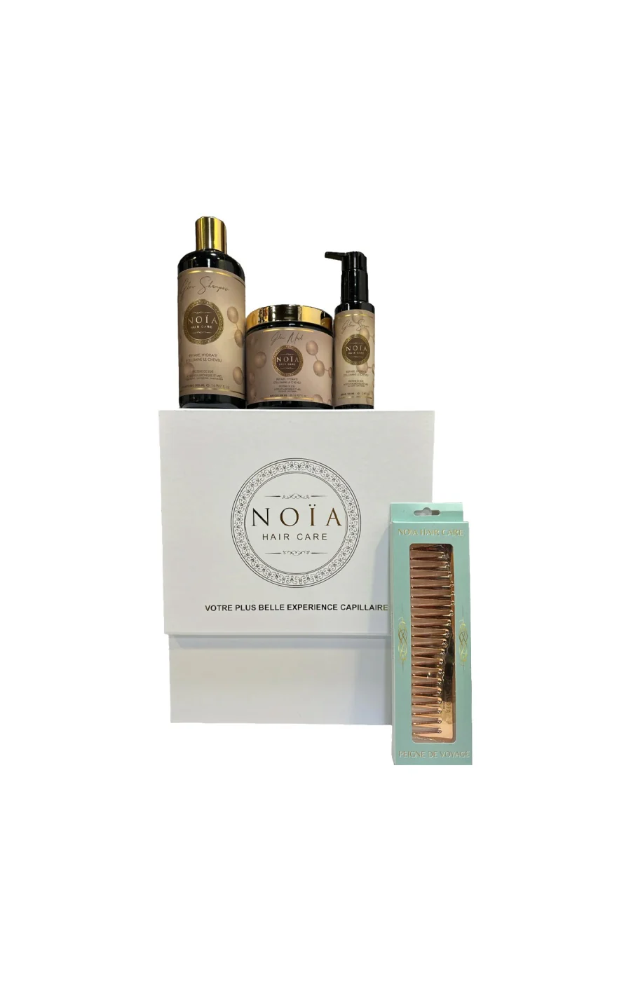 Coffret prestige - Routine réparatrice & hydratante - Acide hyaluronique - Cheveux abîmés - 4 produits