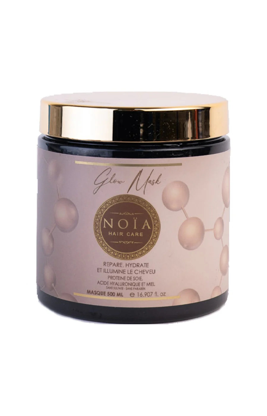 Masque soin réparateur & hydratant - Acide hyaluronique - Cheveux abîmés - 500 ml
