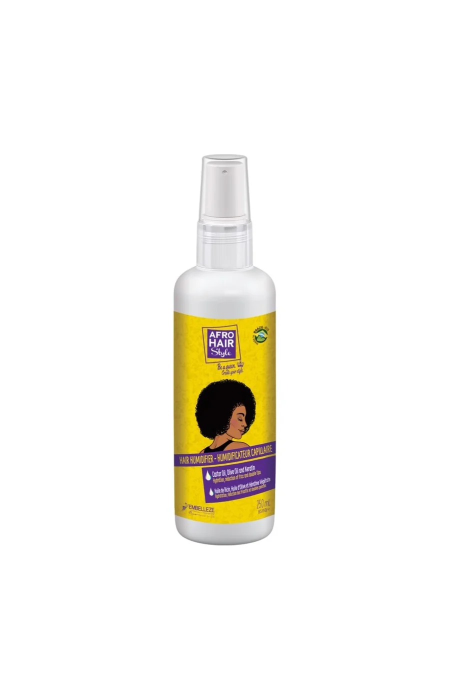 Humidificateur capillaire hydratant - Cheveux bouclés ou frisés - 250 ml