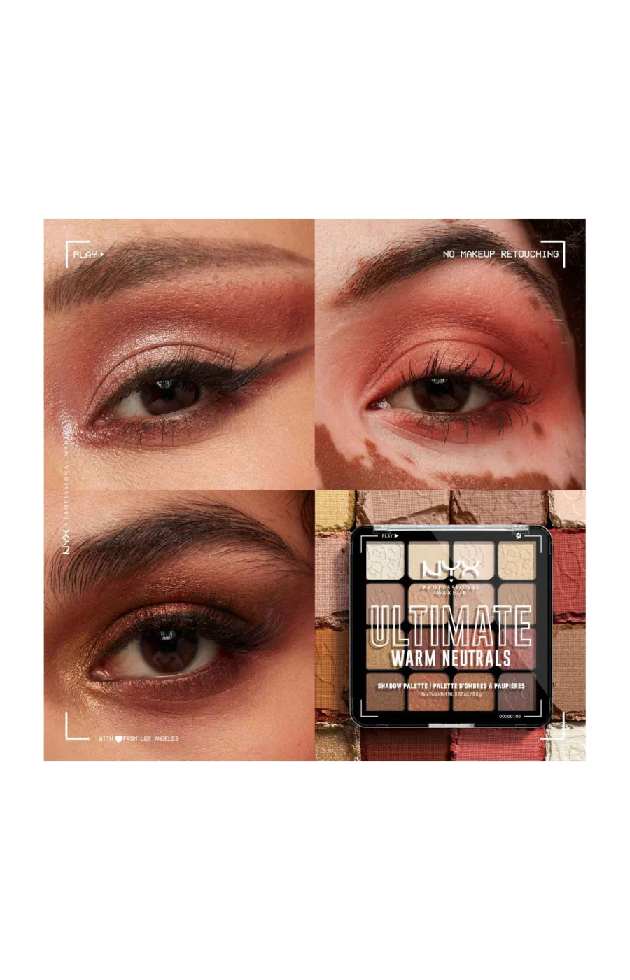 Palette de 16 ombres à paupières - Ultimate - Warm Neutrals - Image 5