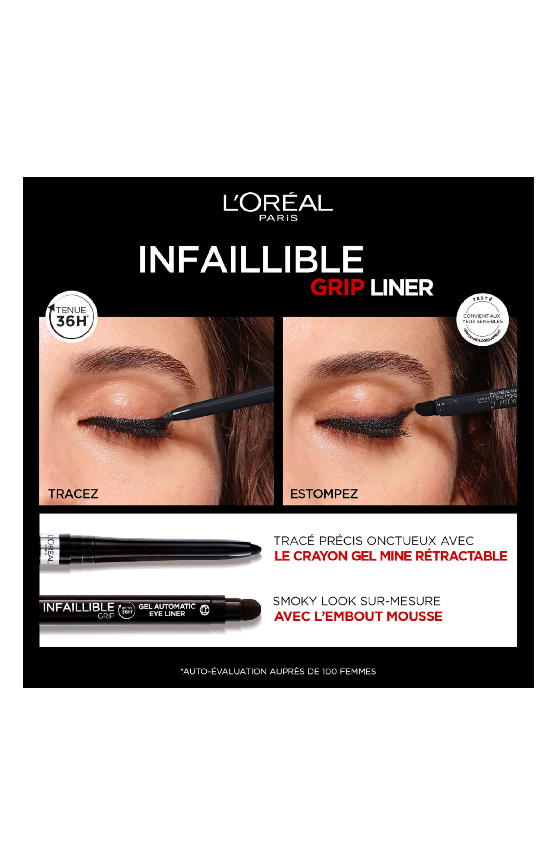 Trousse - Mascara Telescopic Lift & Liner Infaillible 36H Grip - Image 6
