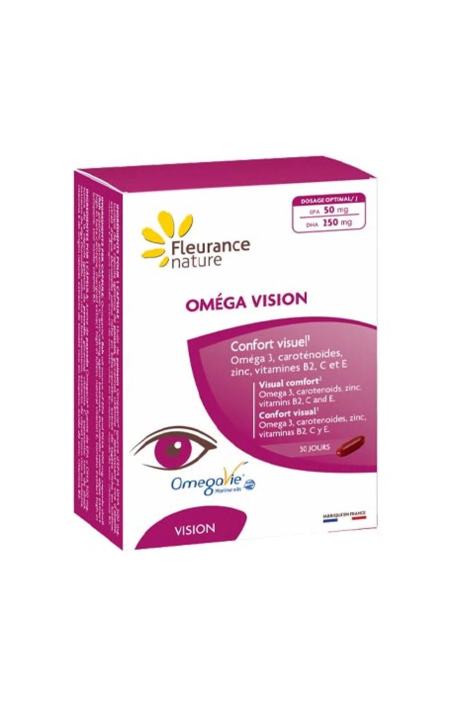 Oméga Vision - Confort visuel - 2 mois