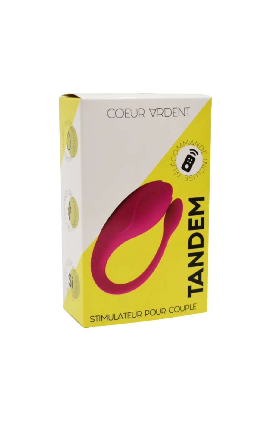Stimulateur pour couple connecté - 10 modes - Rose - Image 2